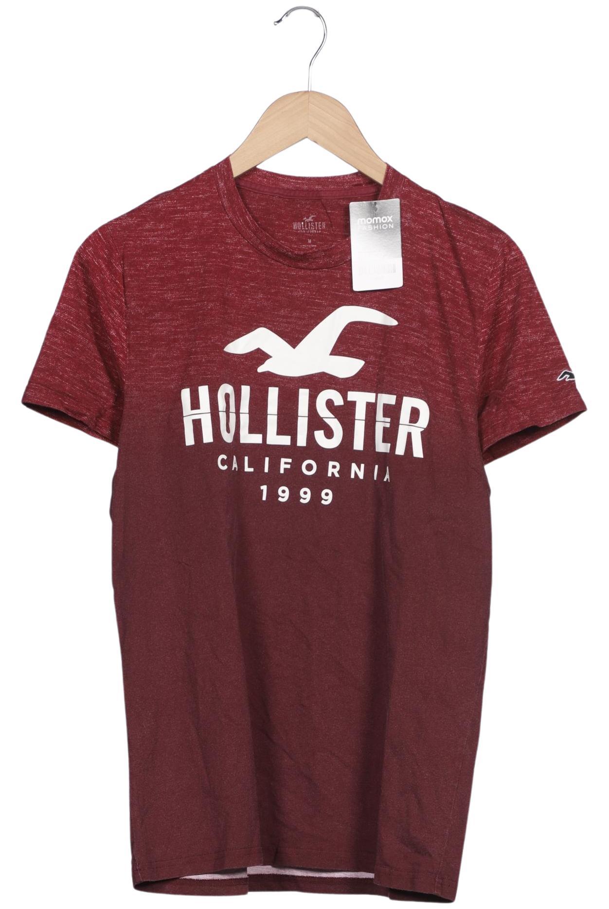 

Hollister Herren T-Shirt, bordeaux, Gr. 48