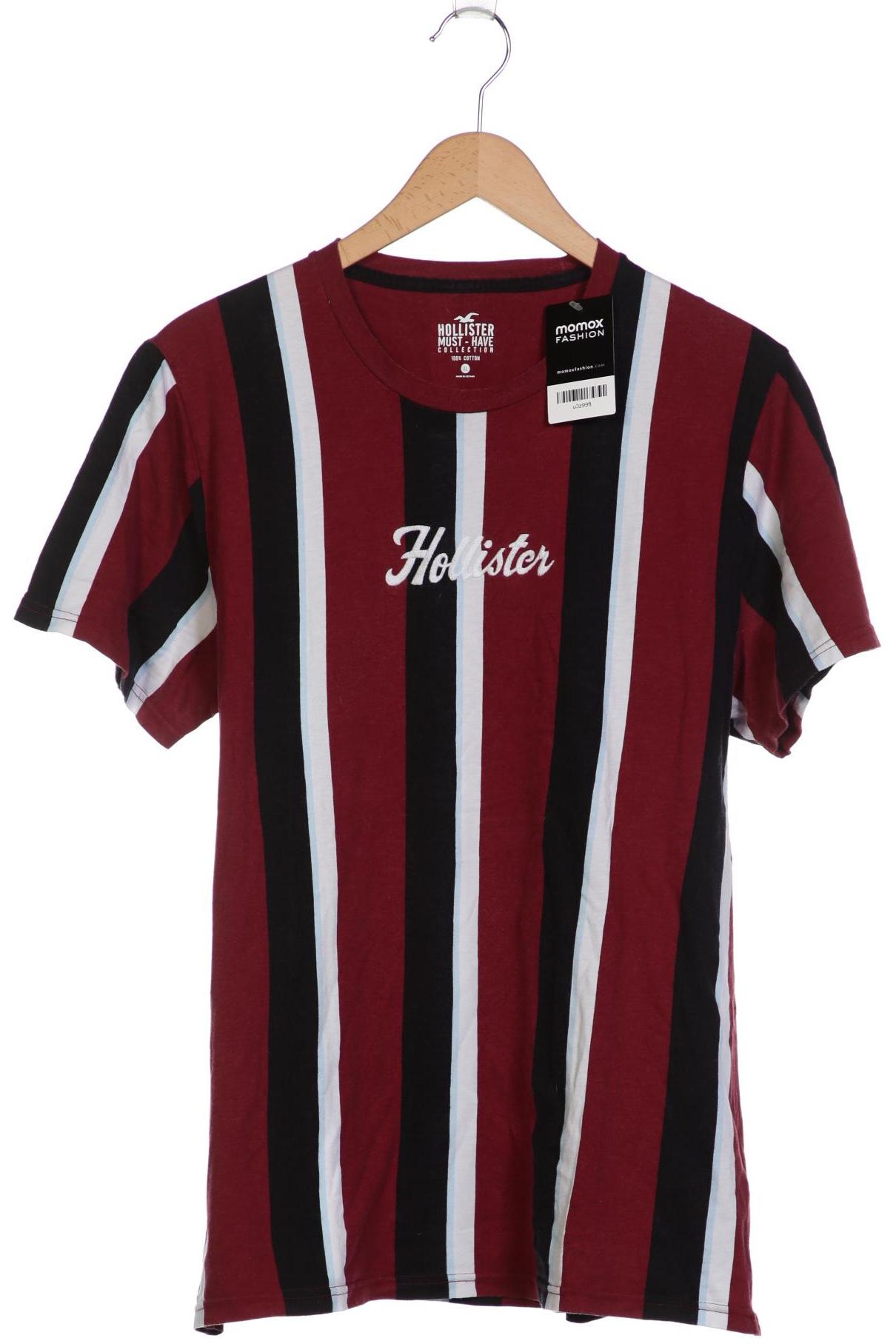 

Hollister Herren T-Shirt, bordeaux, Gr. 54