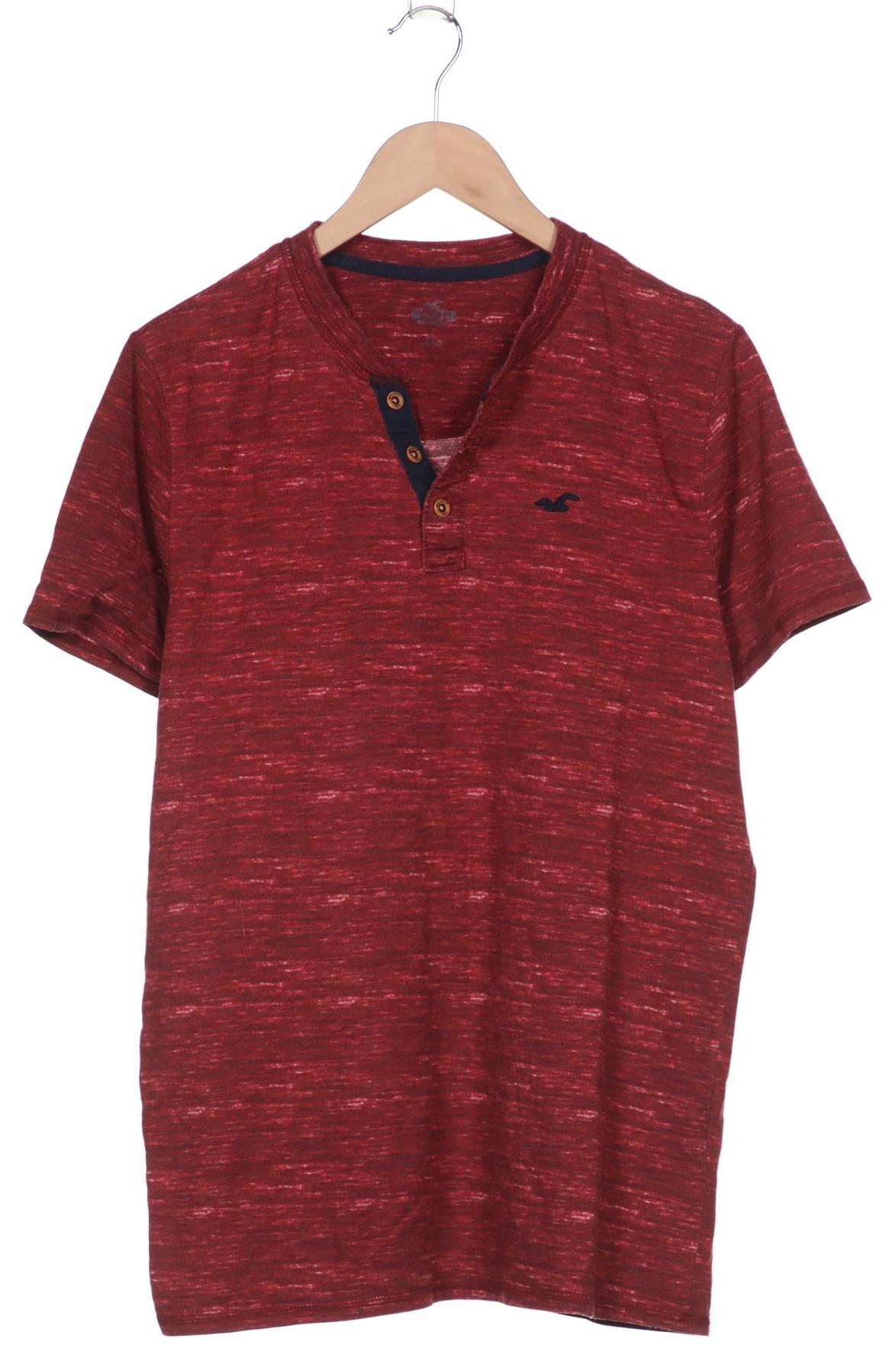 

Hollister Herren T-Shirt, bordeaux, Gr. 54