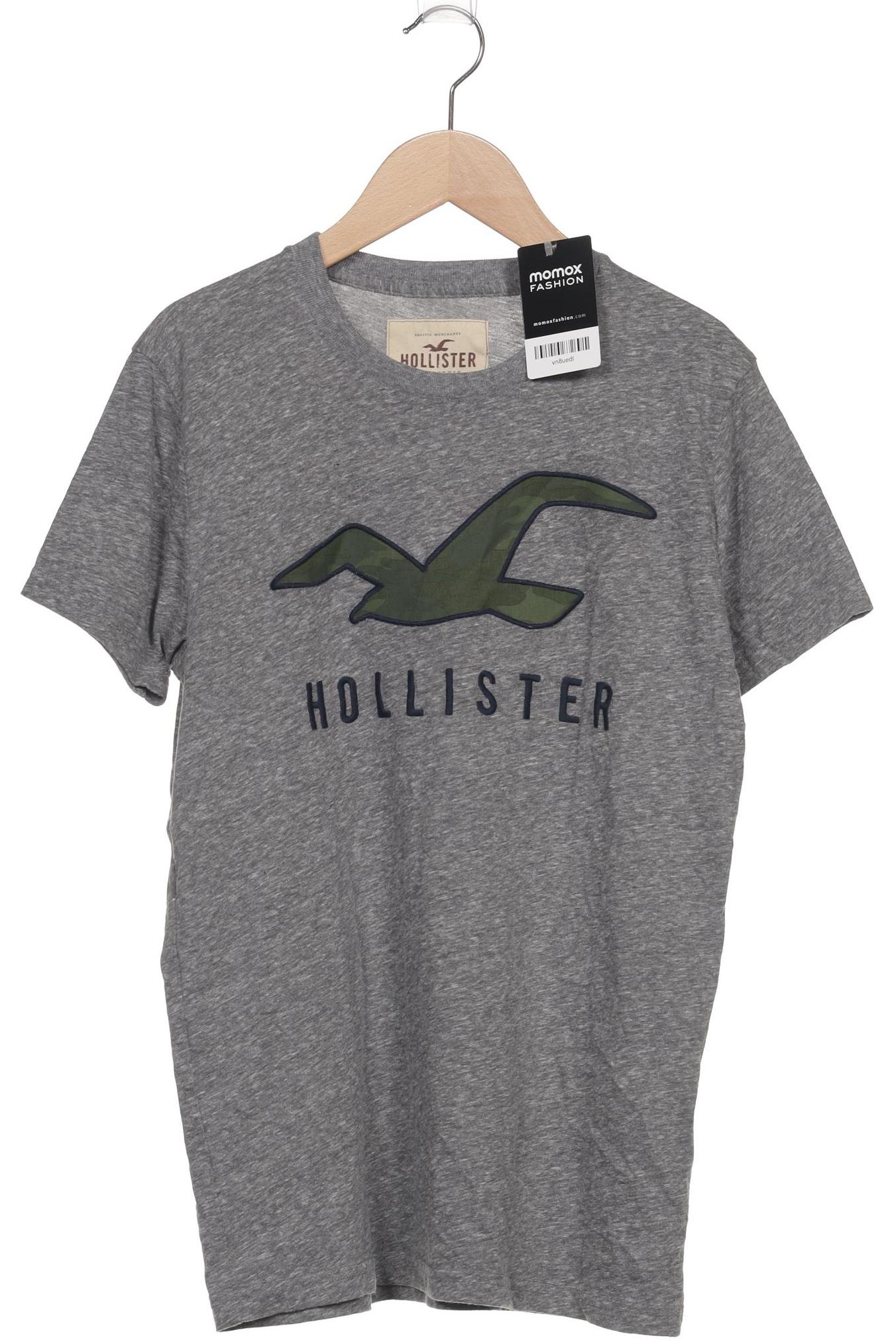 

Hollister Herren T-Shirt, grau, Gr. 44
