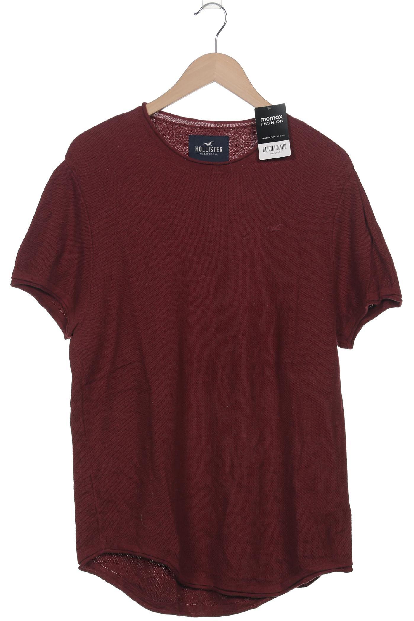 

Hollister Herren T-Shirt, bordeaux, Gr. 54