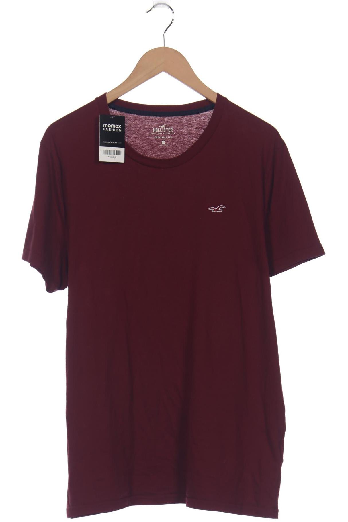 

Hollister Herren T-Shirt, bordeaux, Gr. 54
