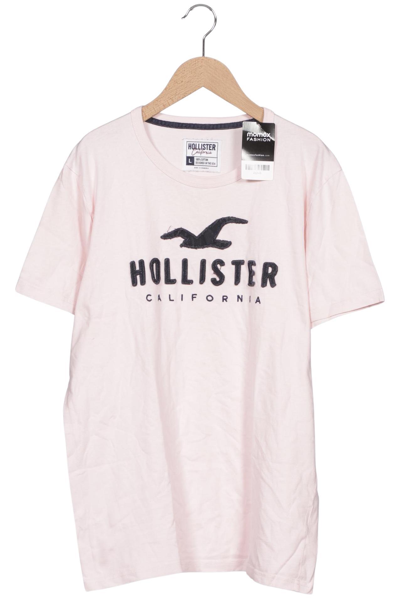 

Hollister Herren T-Shirt, pink, Gr. 52