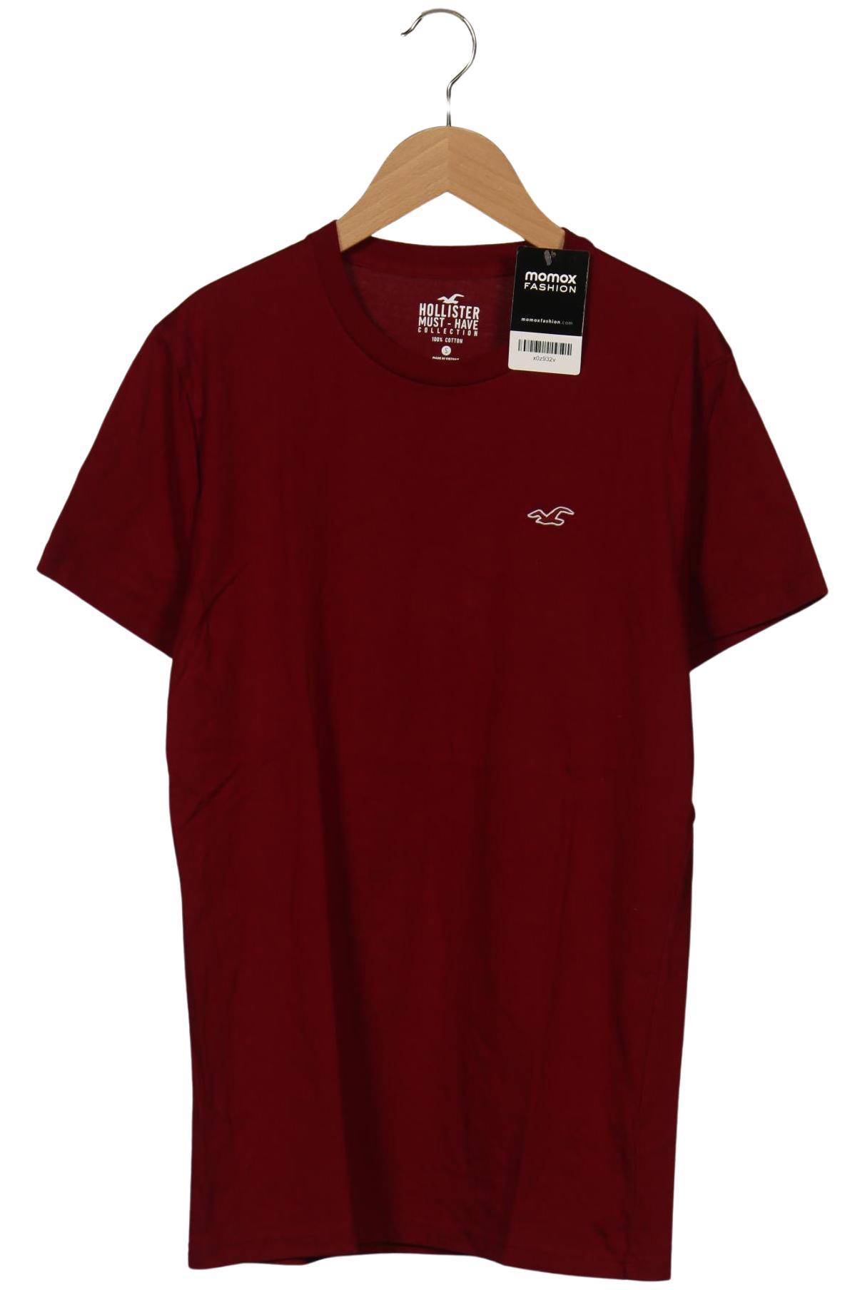 

Hollister Herren T-Shirt, bordeaux, Gr. 46
