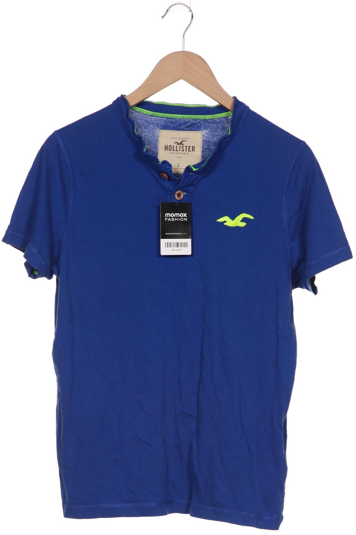 

Hollister Herren T-Shirt, blau, Gr. 52