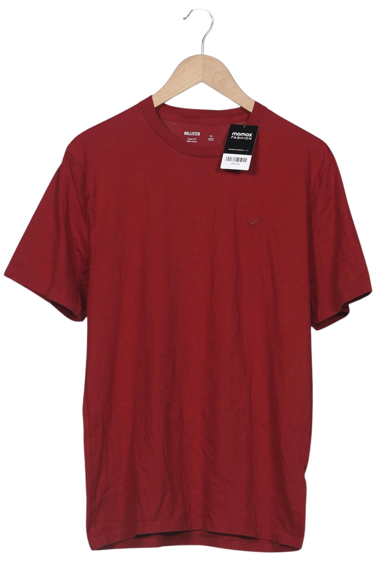 

Hollister Herren T-Shirt, bordeaux, Gr. 54