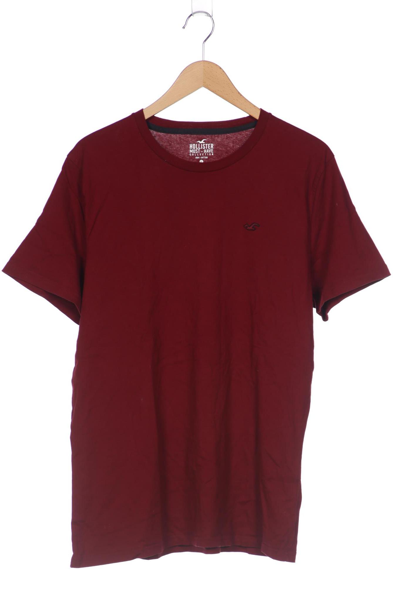 

Hollister Herren T-Shirt, bordeaux, Gr. 54
