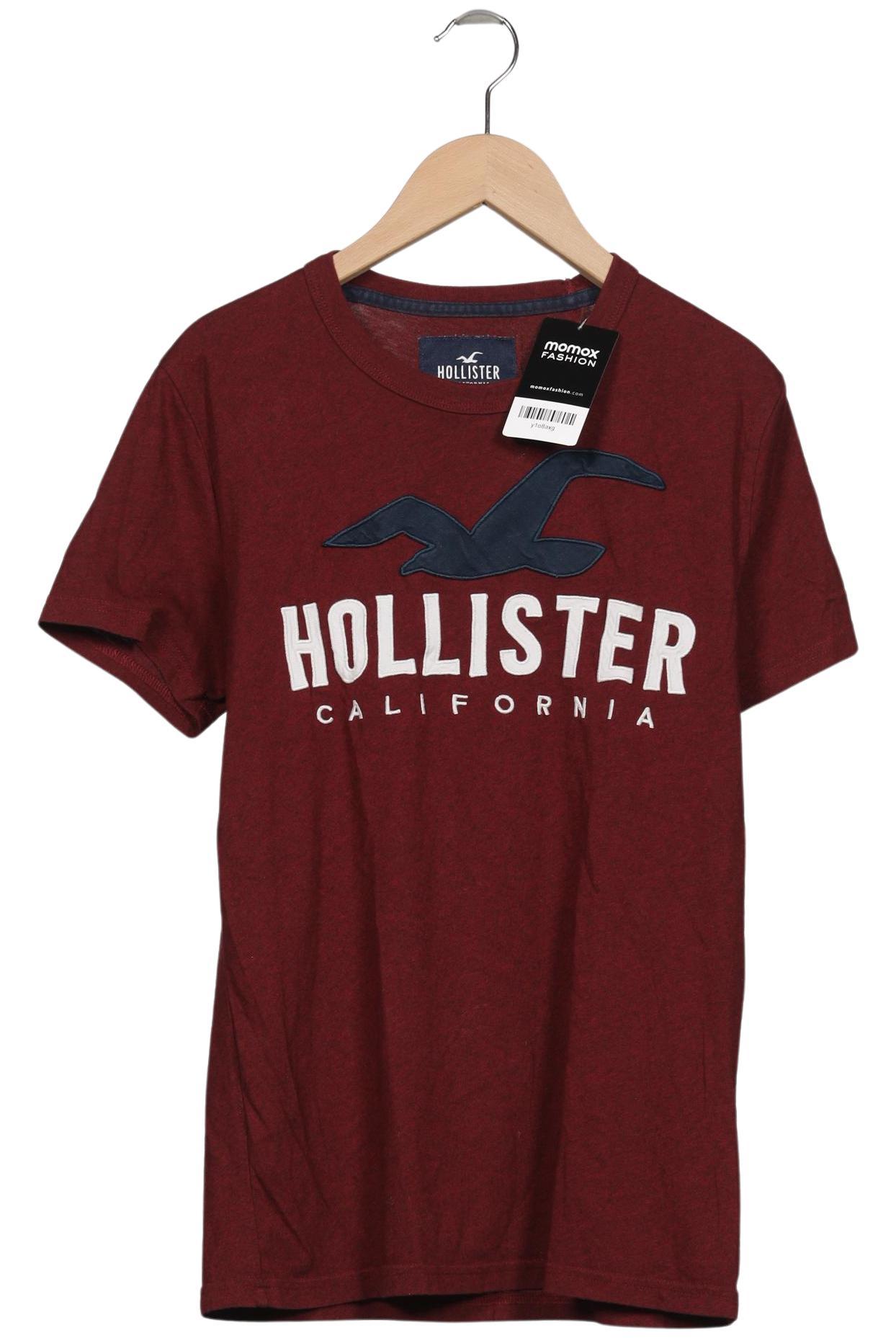 

Hollister Herren T-Shirt, bordeaux, Gr. 44