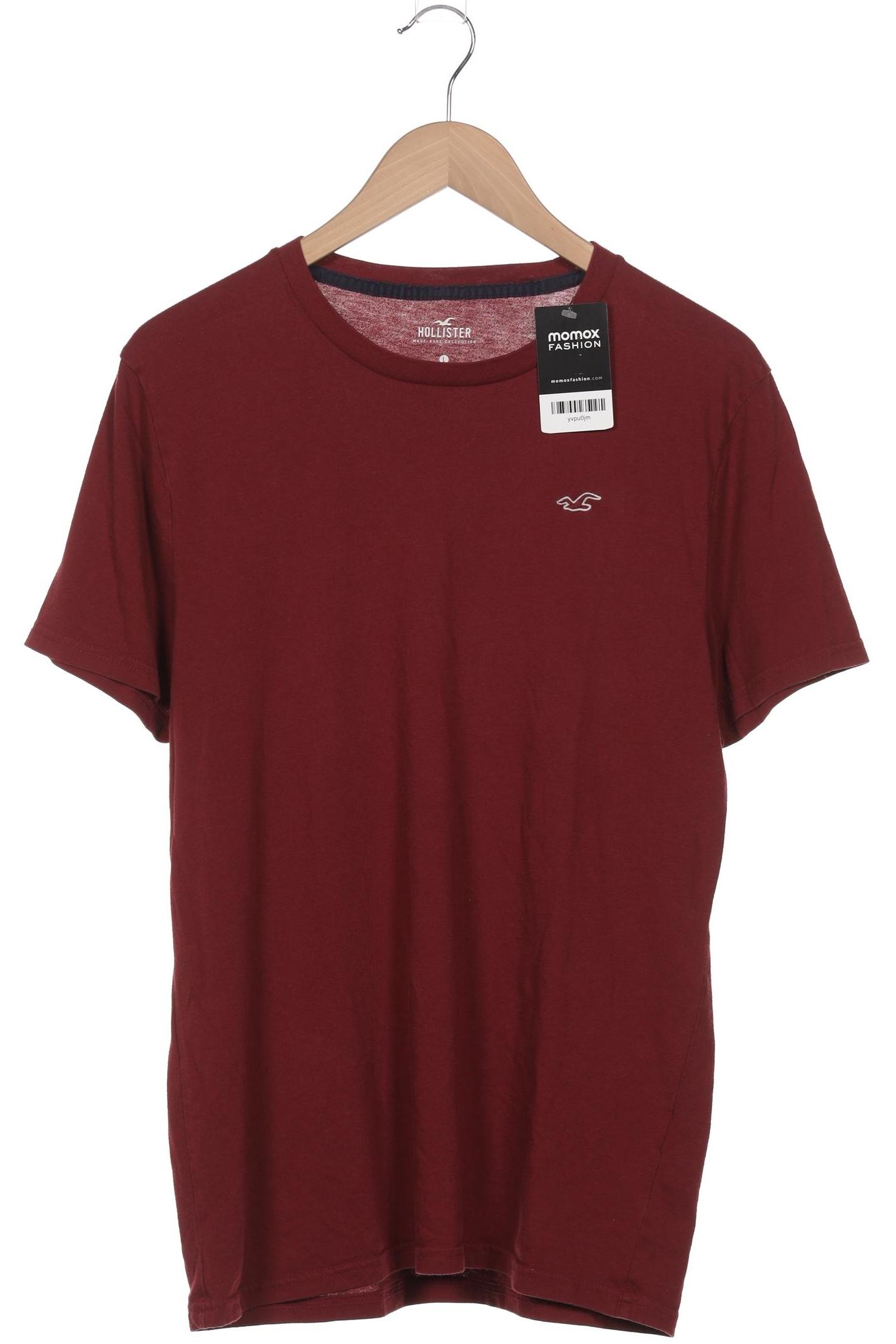 

Hollister Herren T-Shirt, bordeaux, Gr. 52