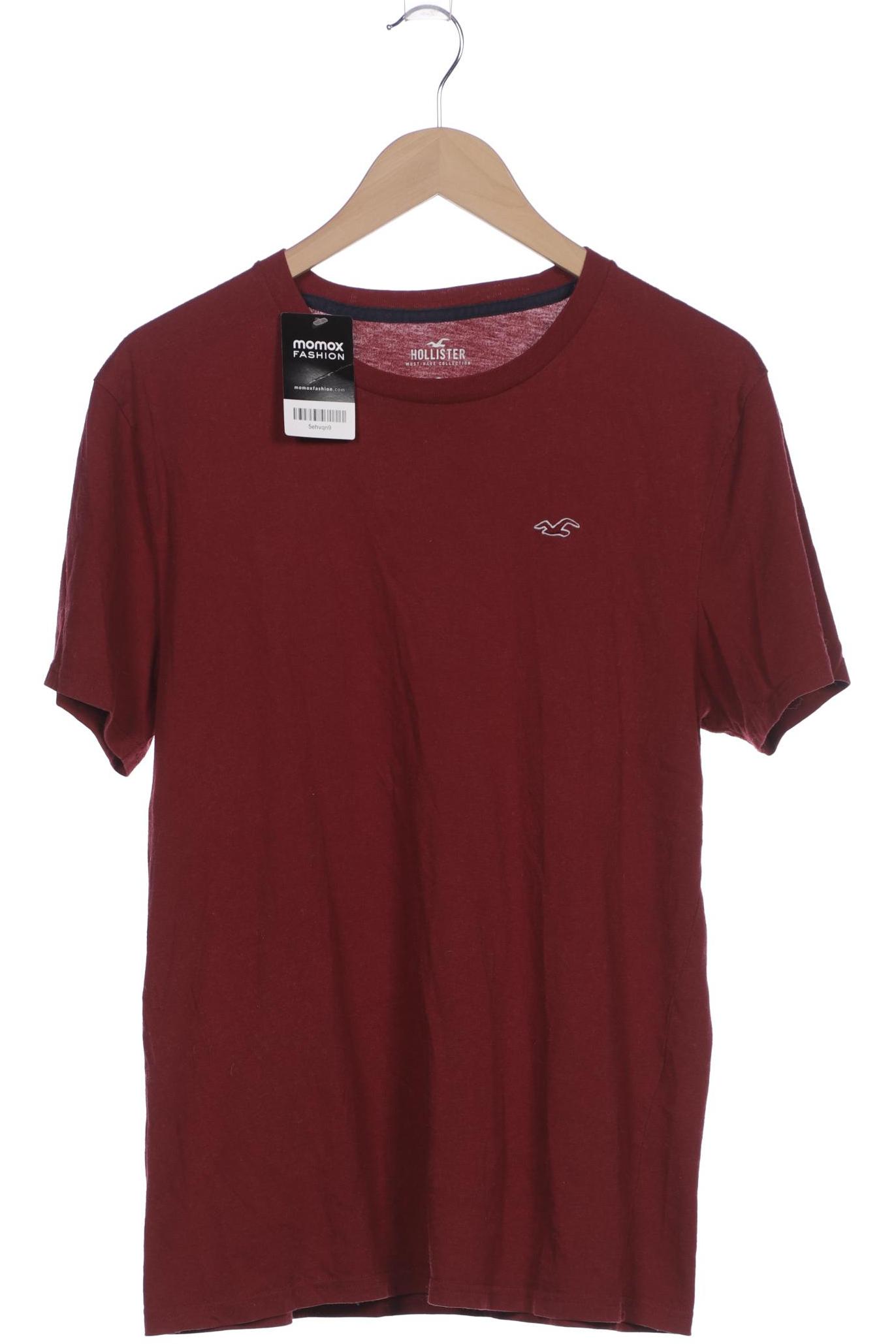 

Hollister Herren T-Shirt, bordeaux, Gr. 48