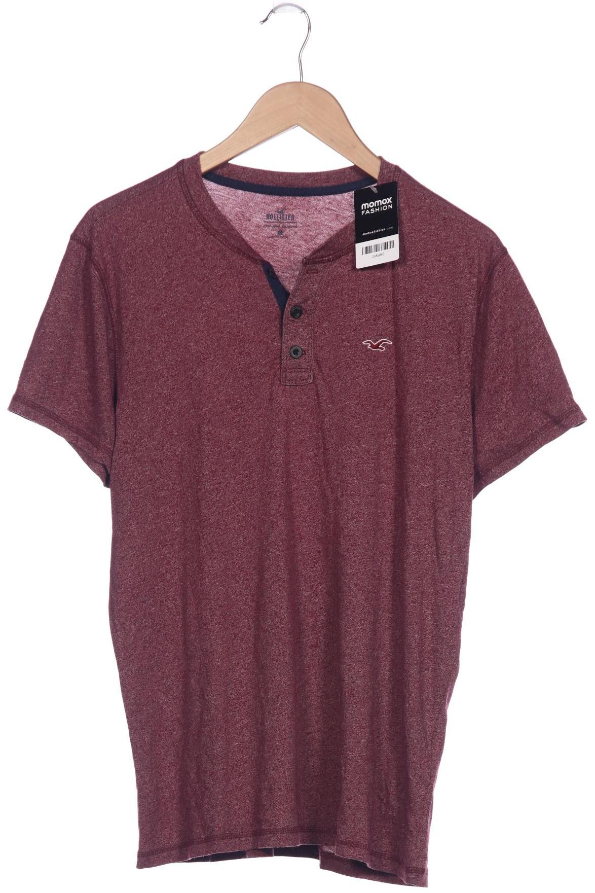 

Hollister Herren T-Shirt, bordeaux, Gr. 52
