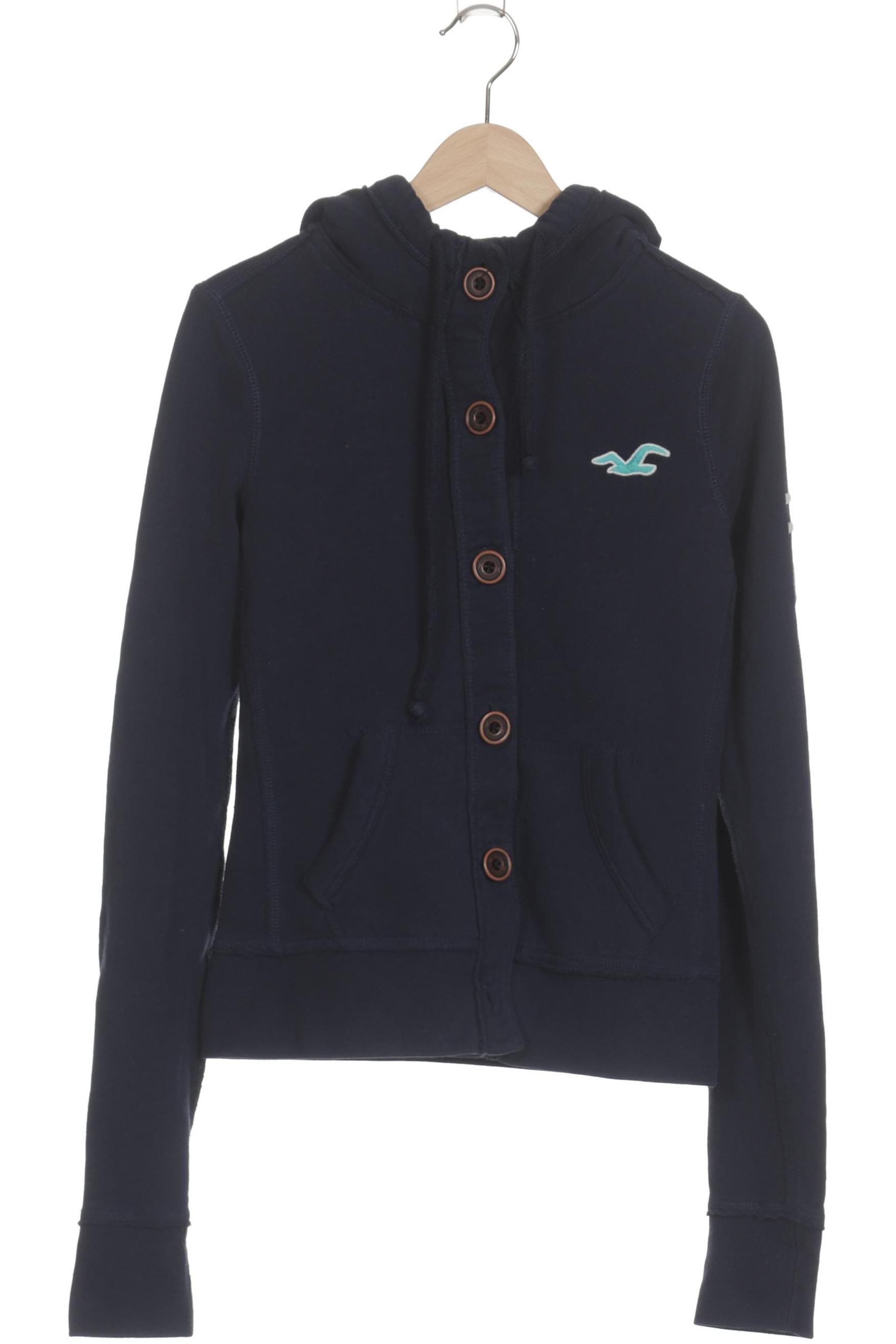 

Hollister Damen Kapuzenpullover, blau, Gr.