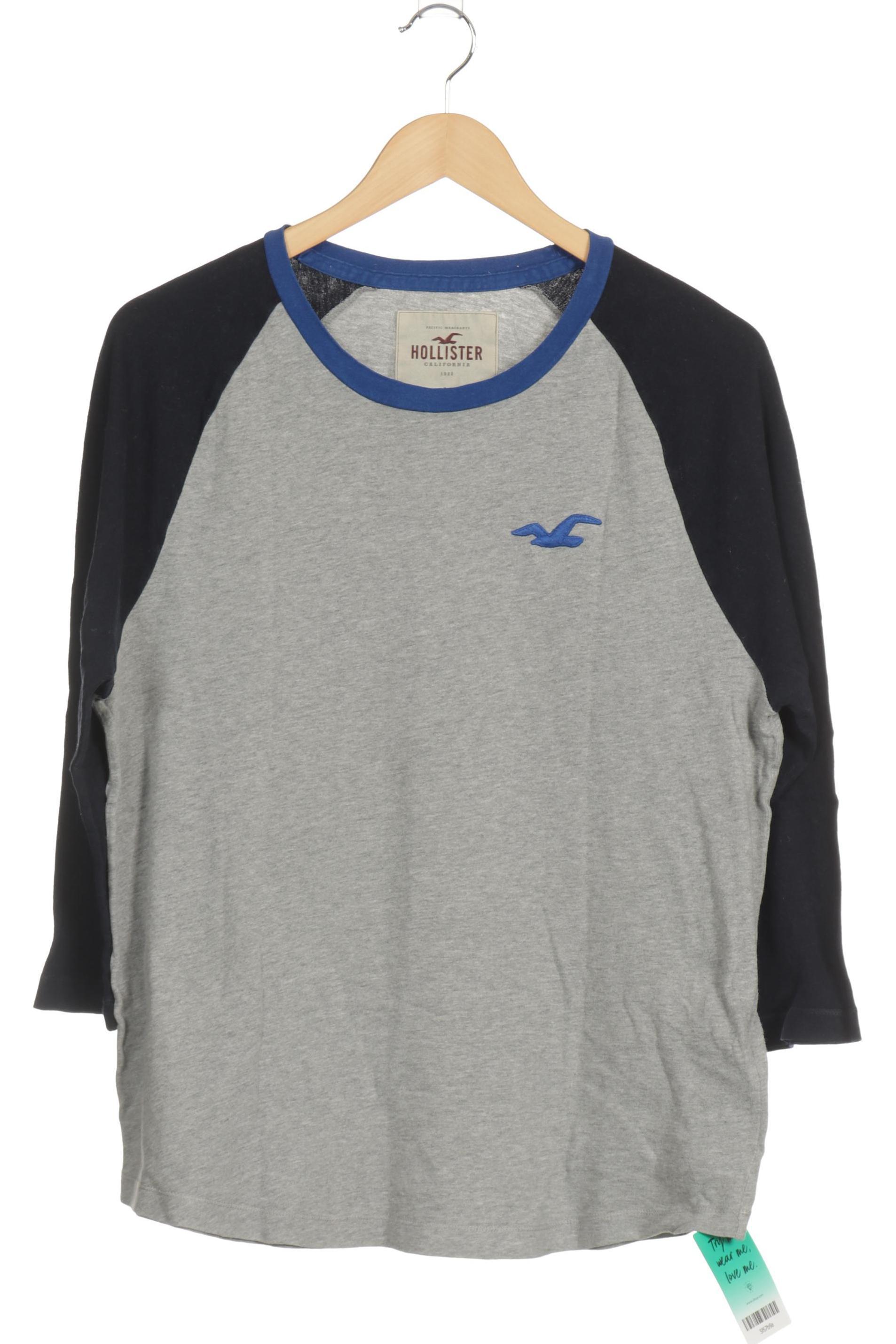 

Hollister Herren Langarmshirt, grau, Gr.