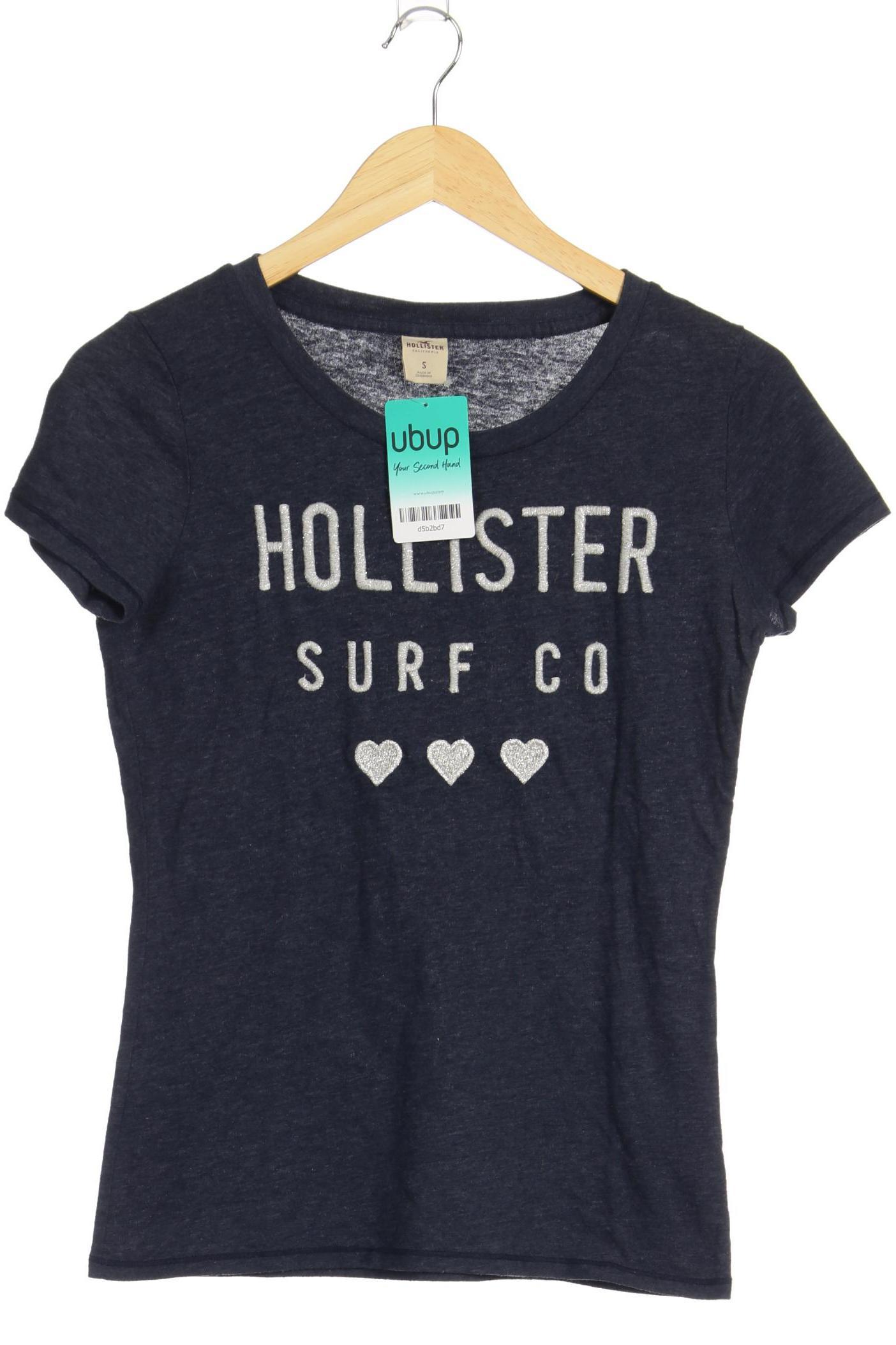 

Hollister Damen T-Shirt, blau, Gr.