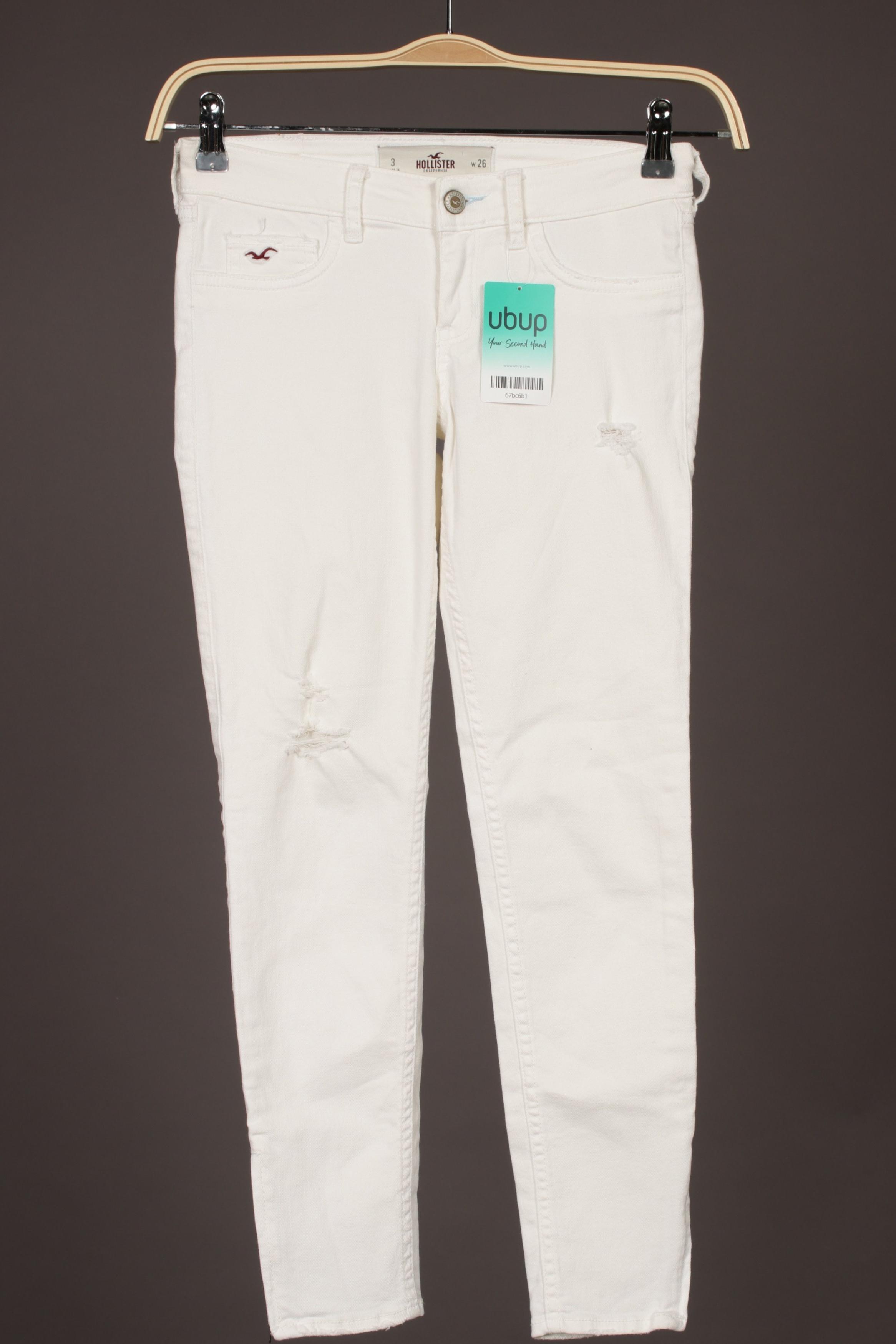 

Hollister Damen Jeans, weiß, Gr. 26