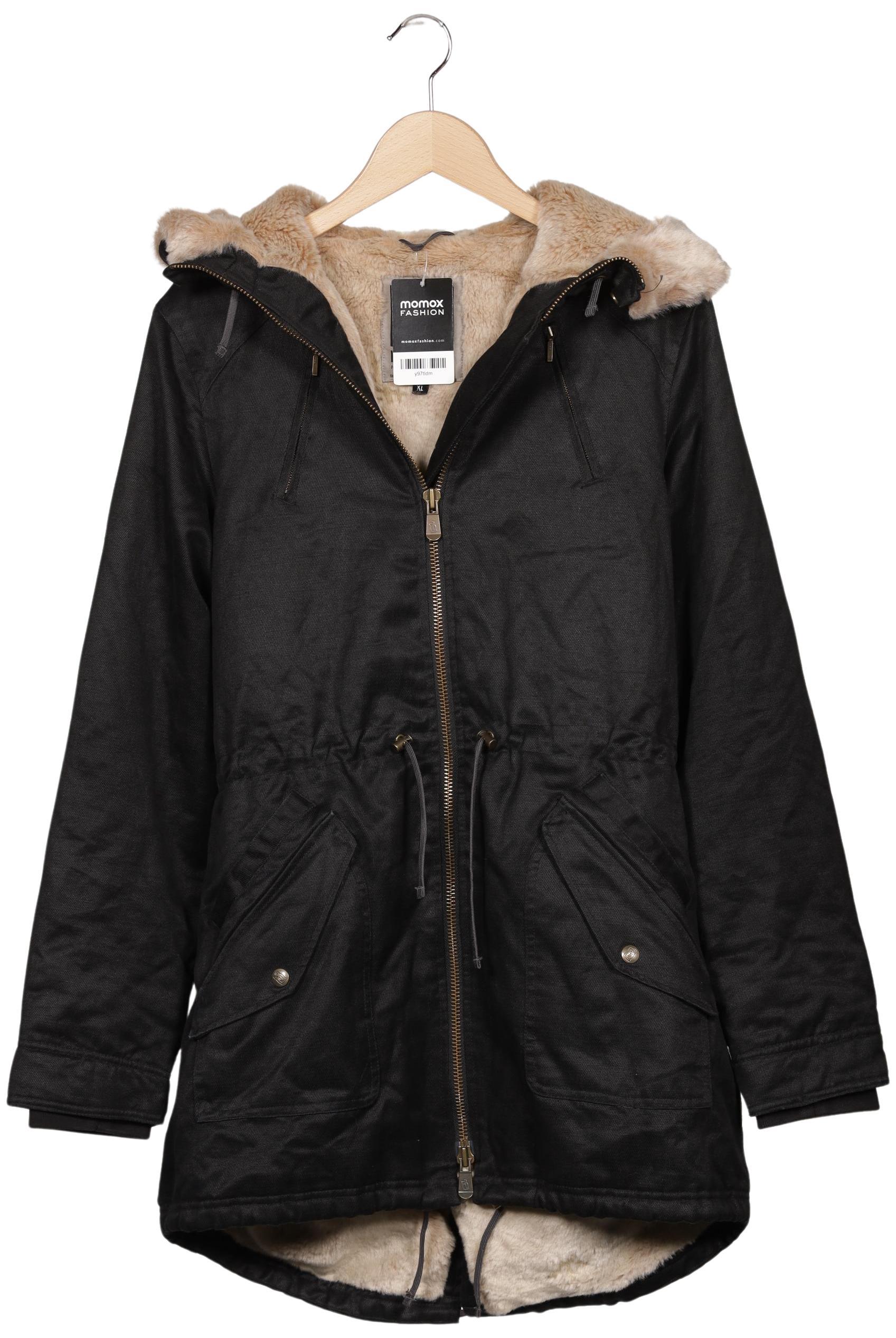 

Hoodlamb Damen Mantel, schwarz, Gr. 44