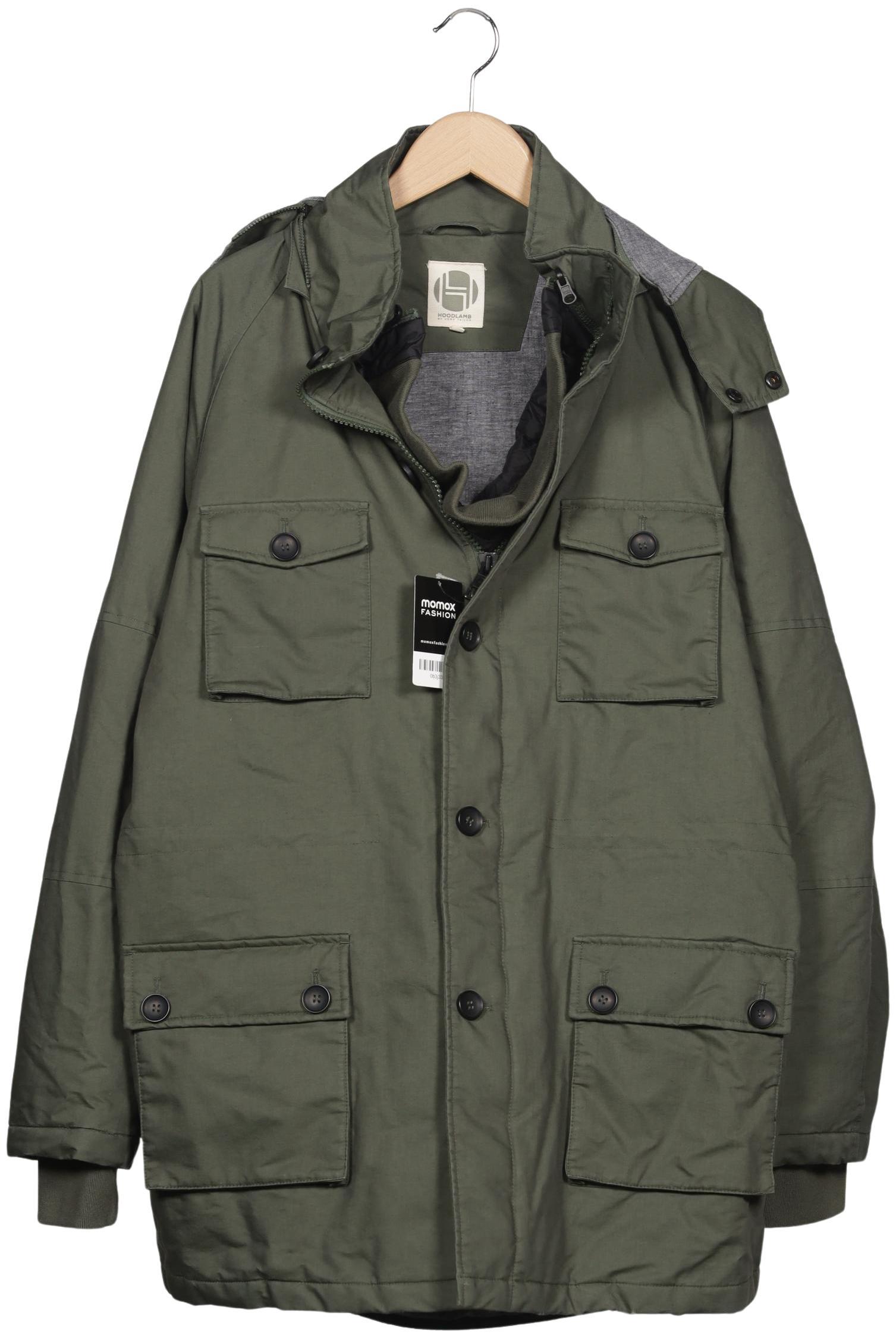 Thumbnail - Hoodlamb Herren Mantel, grün, Gr. 54