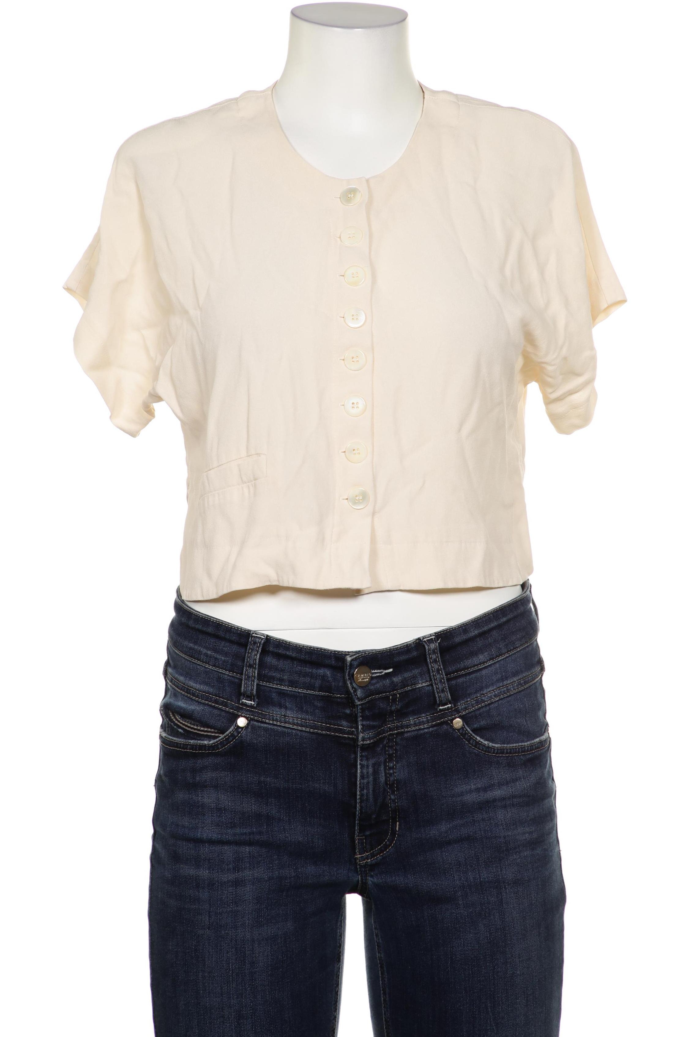 

Hopsack Damen Bluse, beige, Gr.