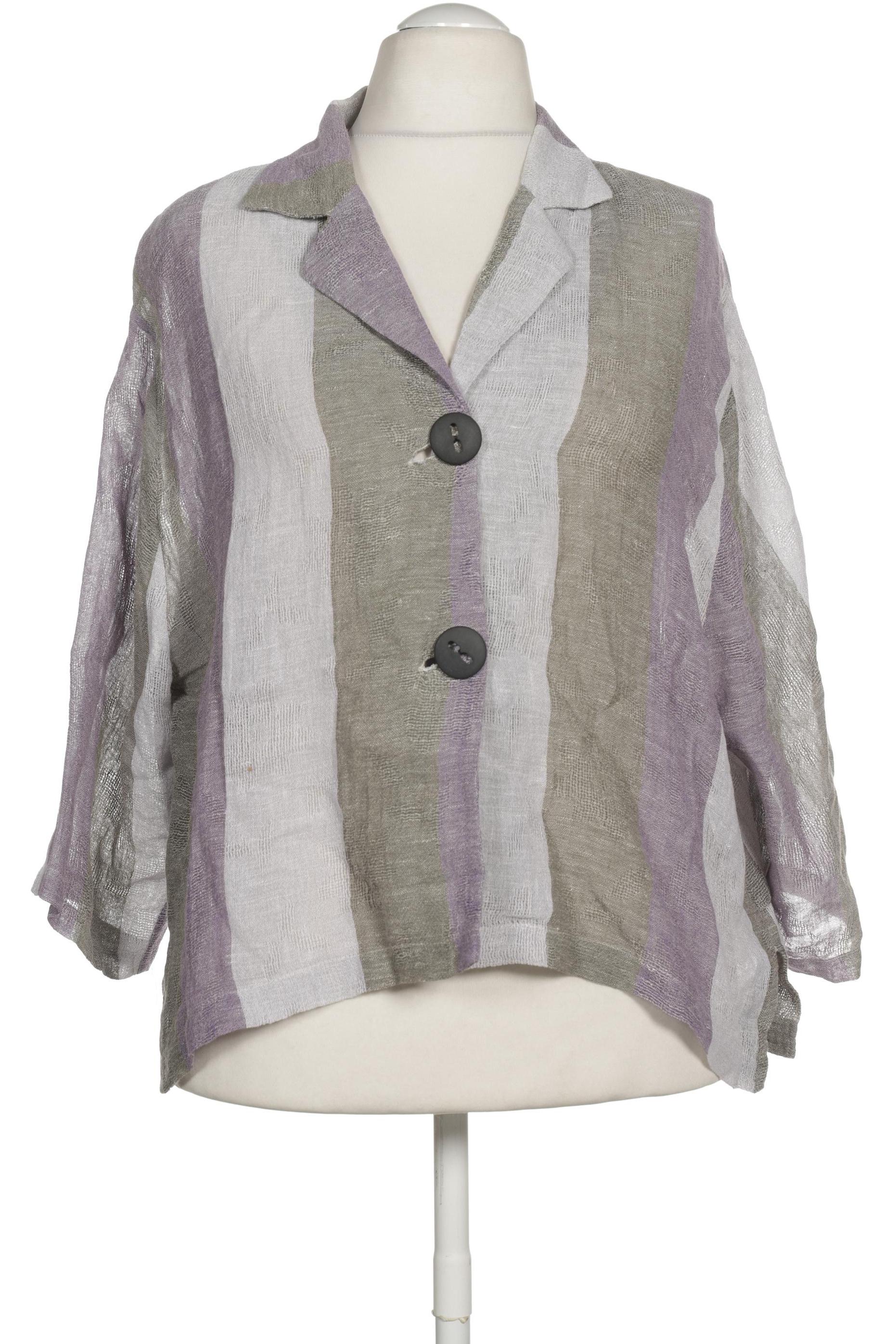 

Hopsack Damen Strickjacke, grau, Gr. 52