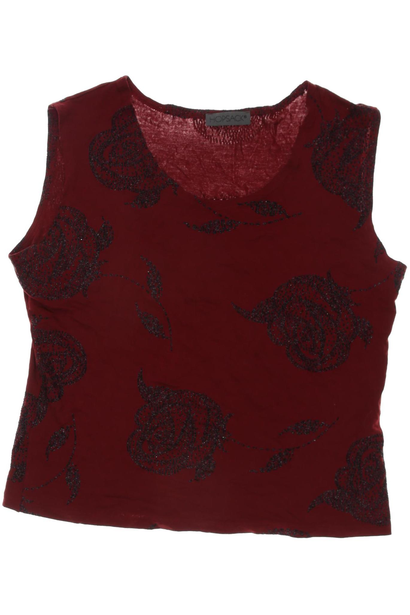 

Hopsack Damen Top, rot, Gr. 38