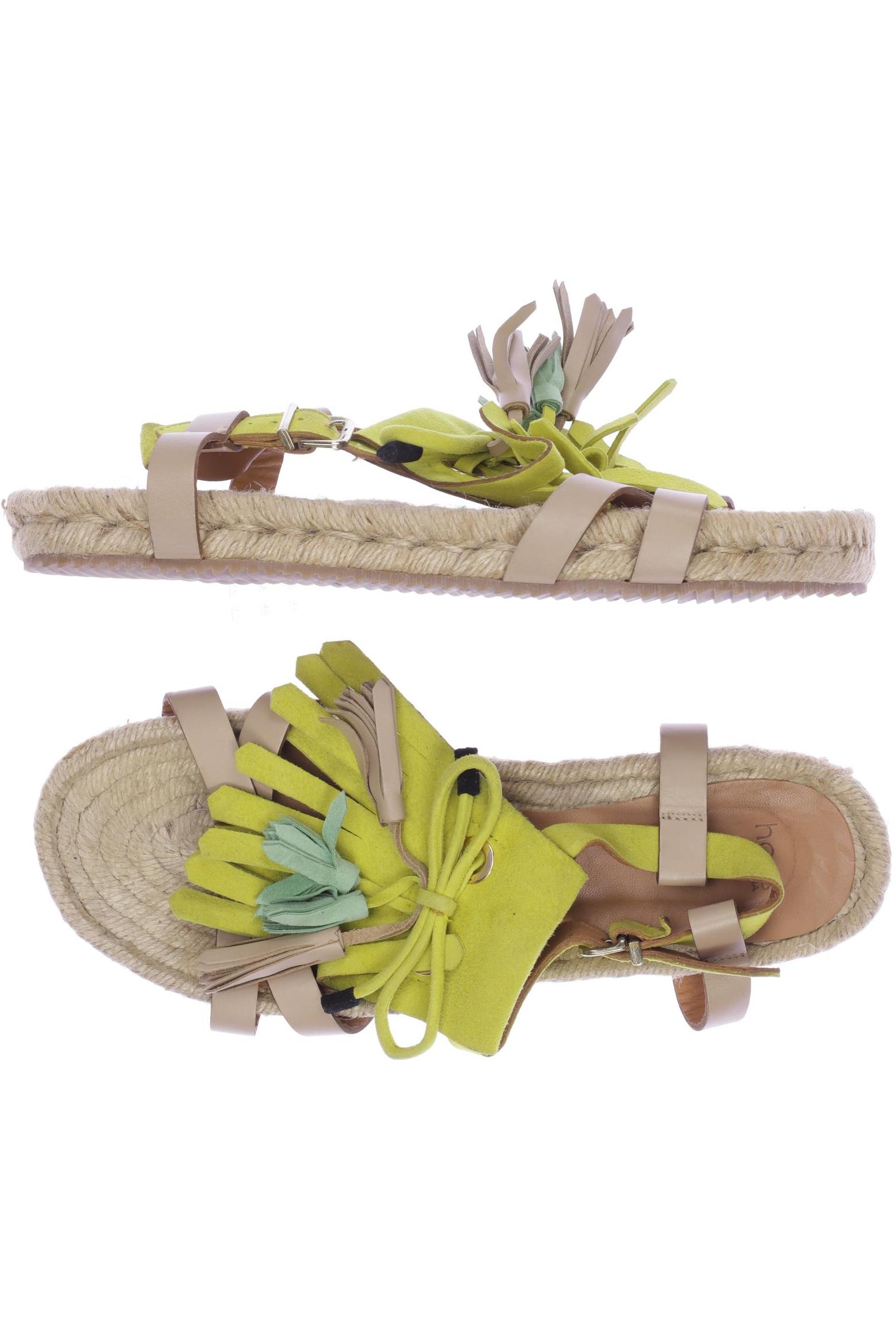 

Hoss Intropia Damen Sandale, beige, Gr. 40