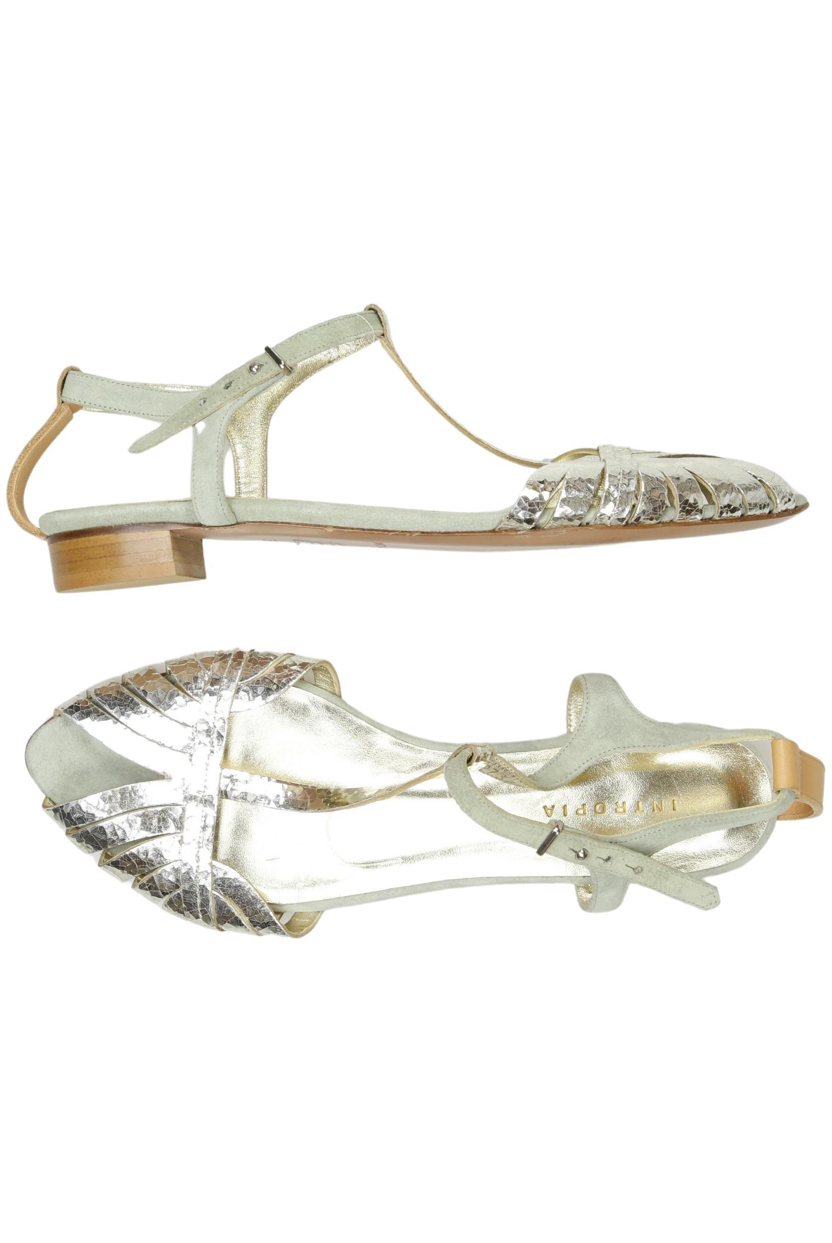 

Hoss Intropia Damen Sandale, silber, Gr. 39