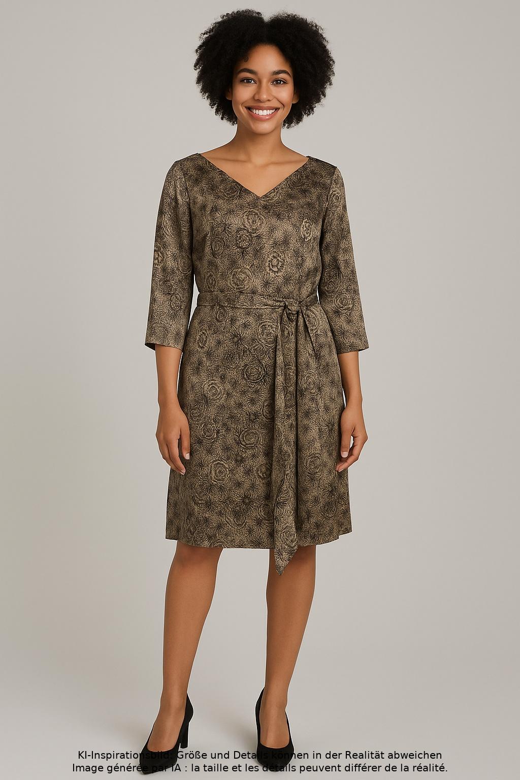 

Hoss Intropia Damen Kleid, beige, Gr. 40