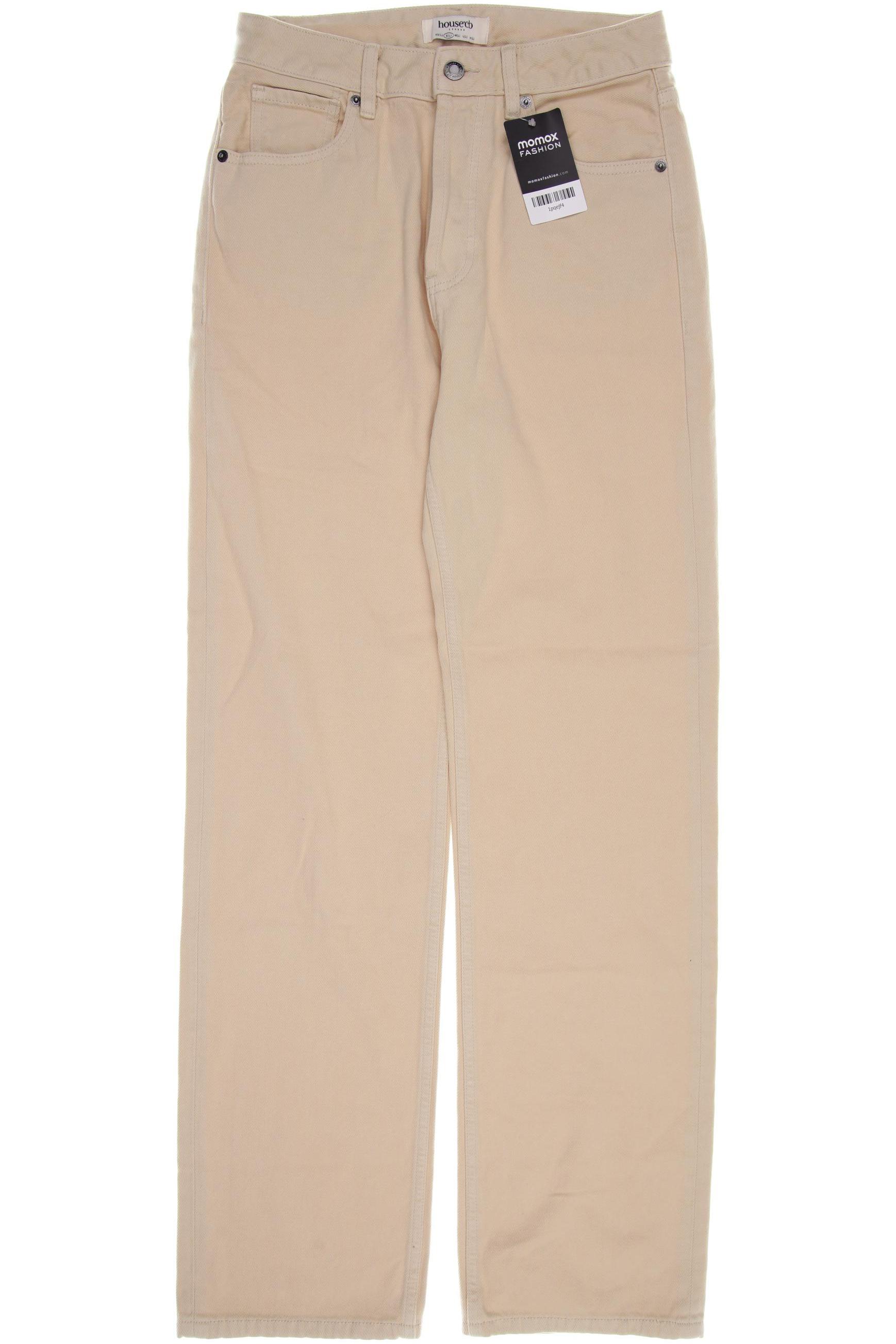 

House of cb Damen Jeans, cremeweiß