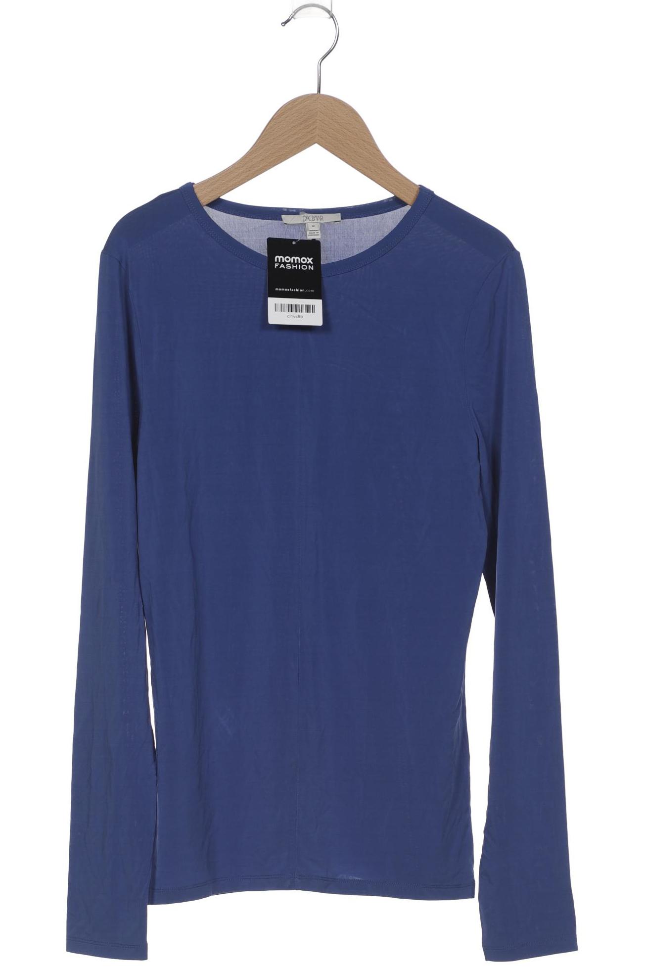 

house of dagmar Damen Langarmshirt, marineblau, Gr. 38