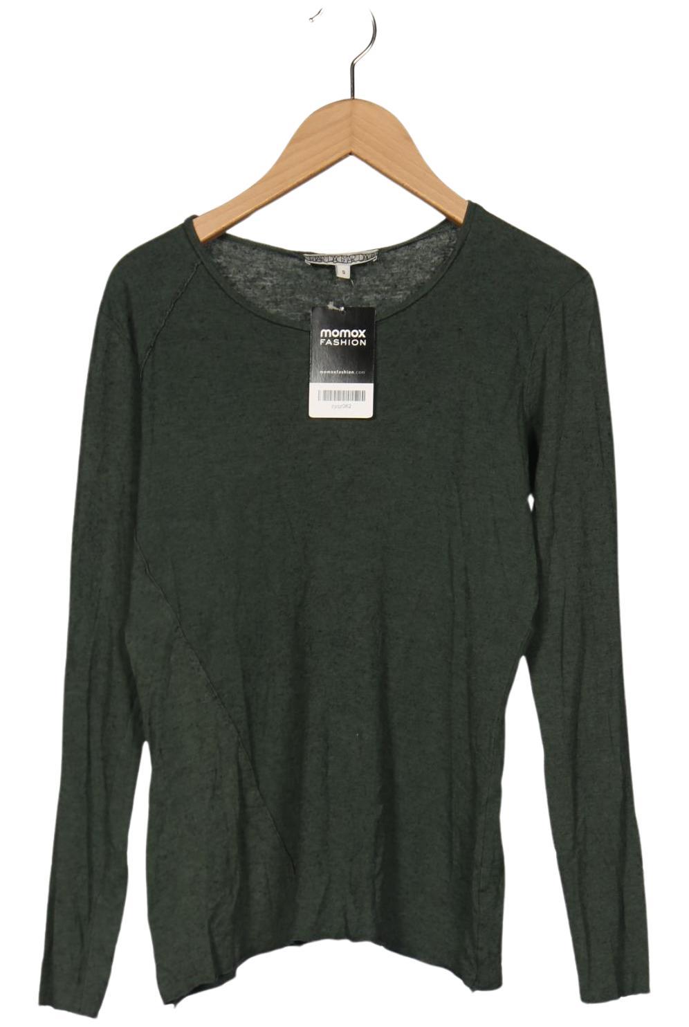 

house of dagmar Damen Langarmshirt, grün, Gr. 36
