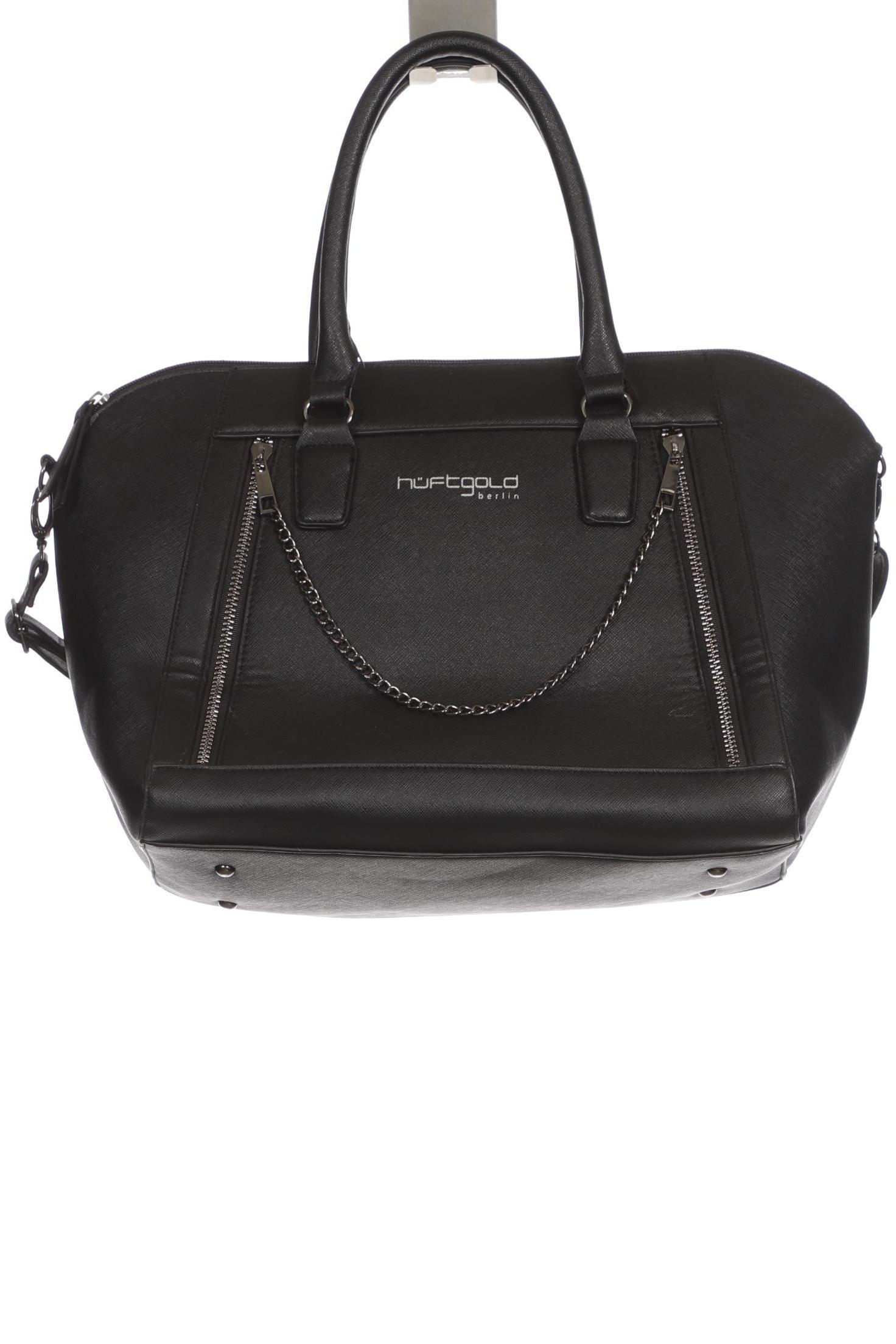 

hüftgold berlin Damen Handtasche, schwarz, Gr.