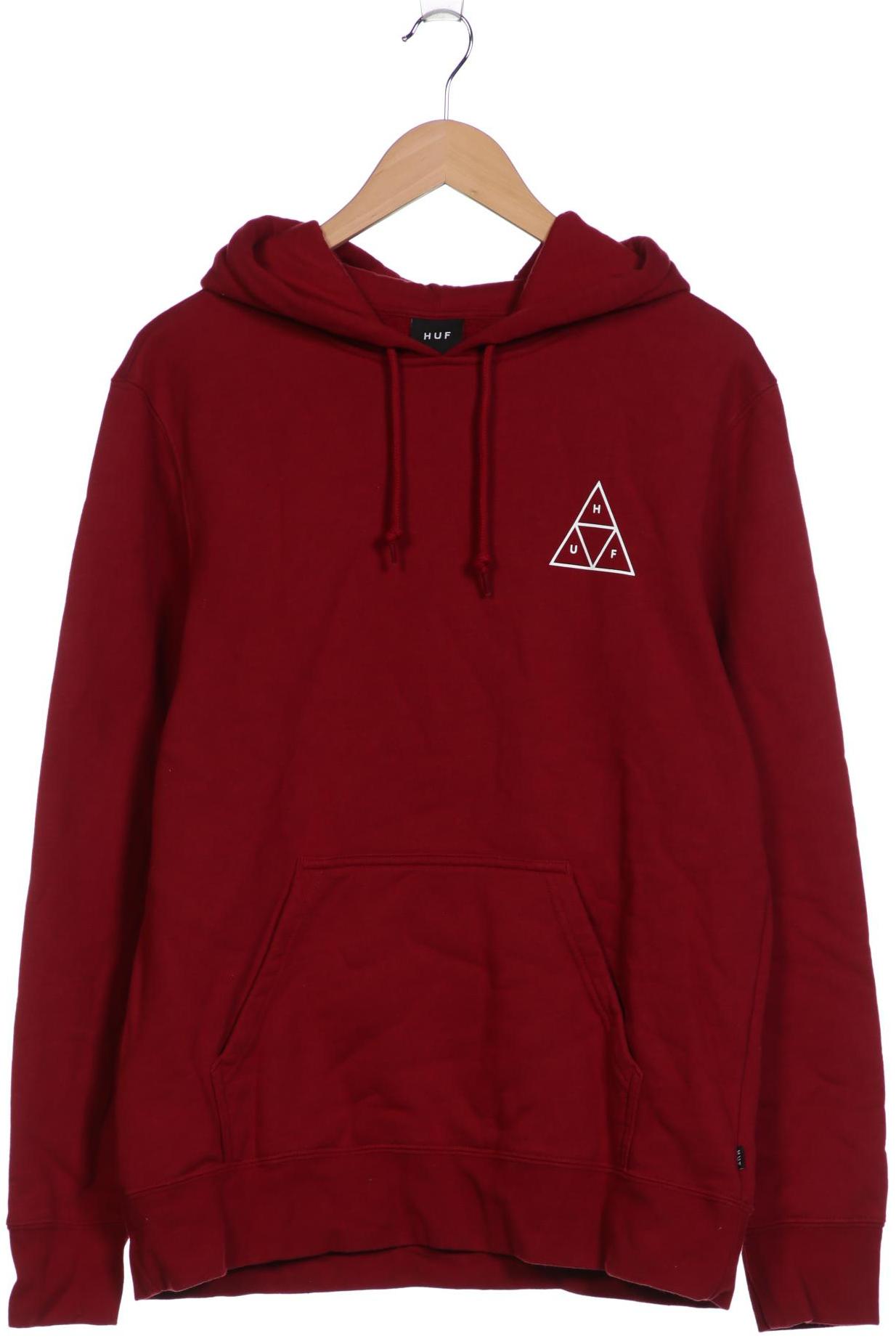 

huf Herren Kapuzenpullover, bordeaux, Gr. 52