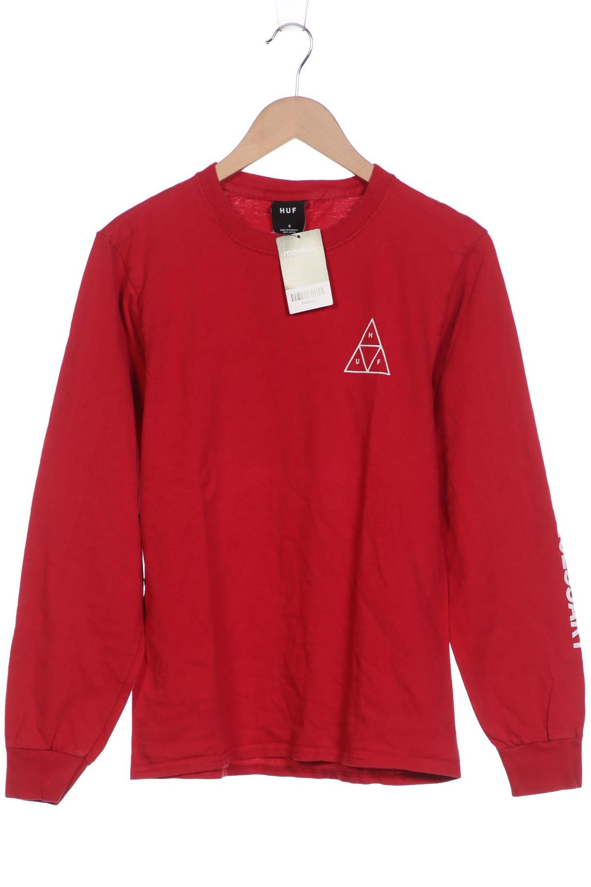

huf Herren Langarmshirt, rot, Gr. 46