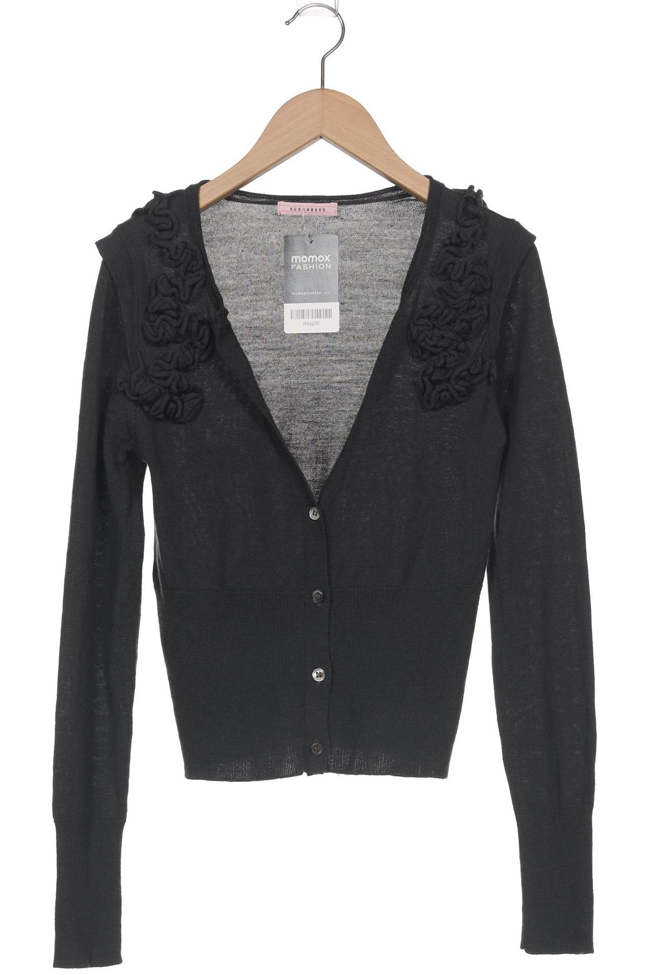 

Hugenberg Damen Strickjacke, schwarz, Gr. 34
