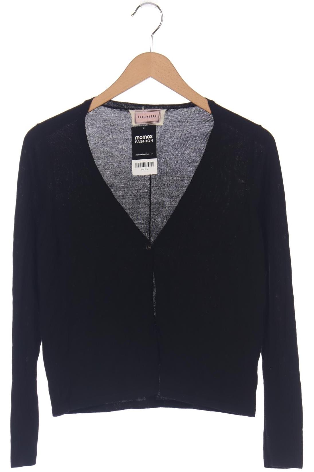 

Hugenberg Damen Strickjacke, schwarz, Gr. 38