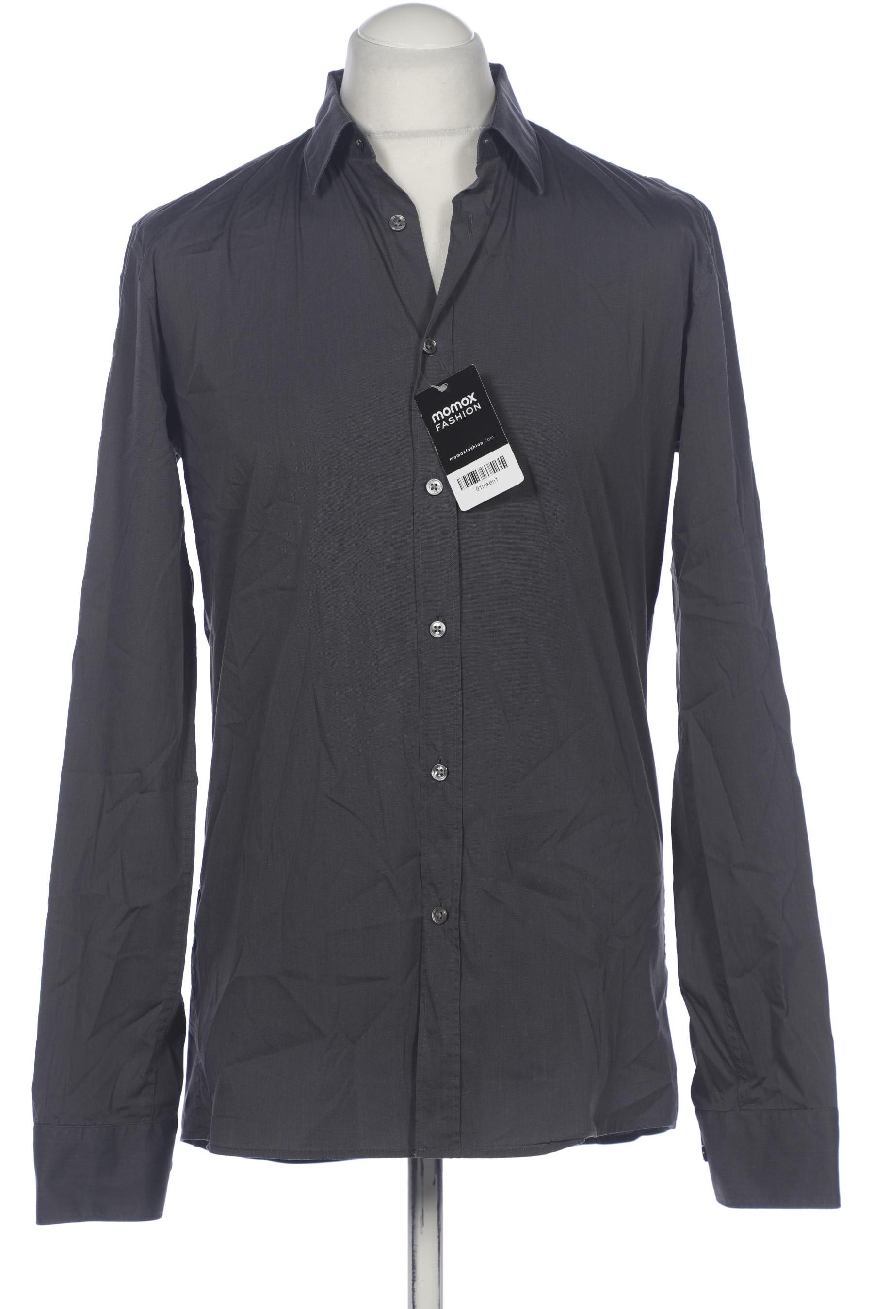 

Hugo by Hugo Boss Herren Hemd, grau, Gr. 52
