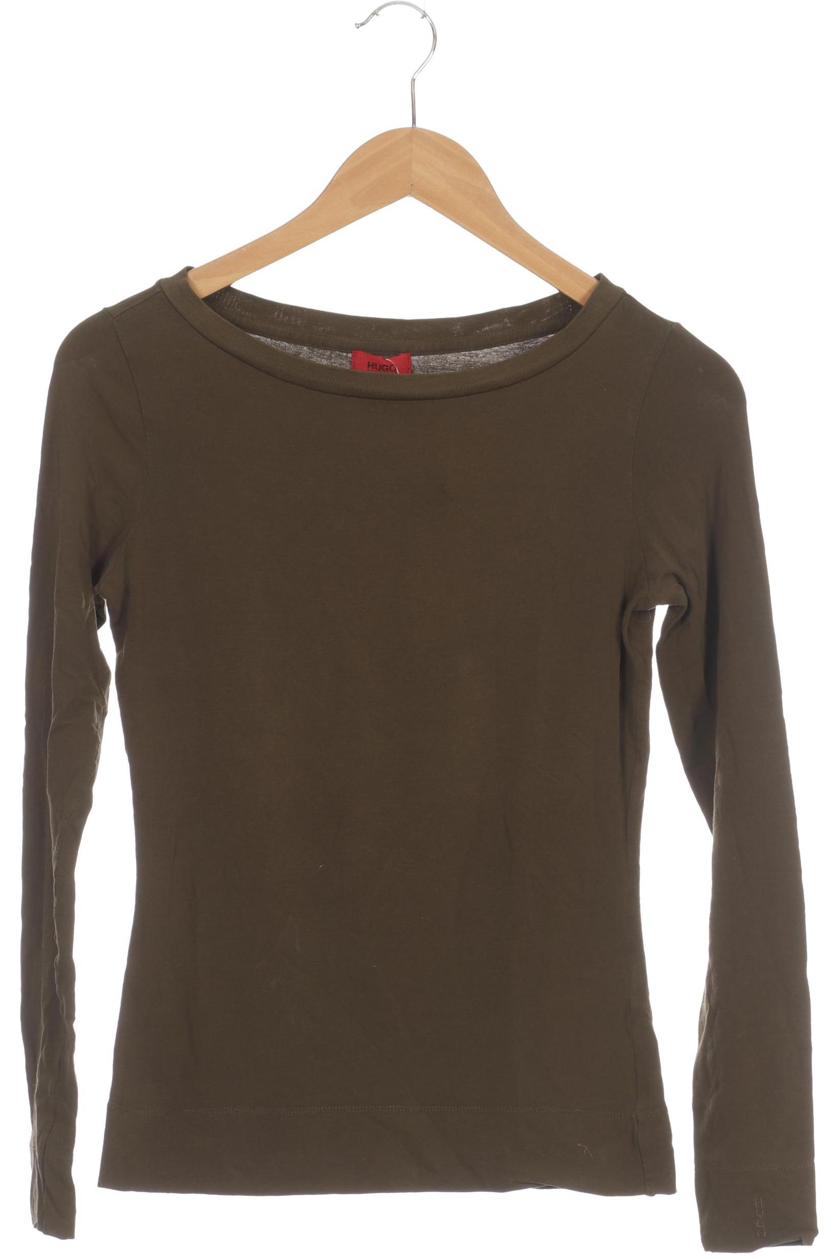 

Hugo by Hugo Boss Damen Langarmshirt, braun, Gr. 36