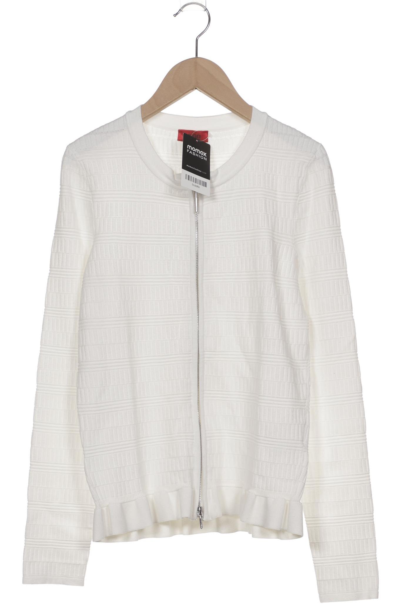 

Hugo by Hugo Boss Damen Strickjacke, weiß, Gr. 38