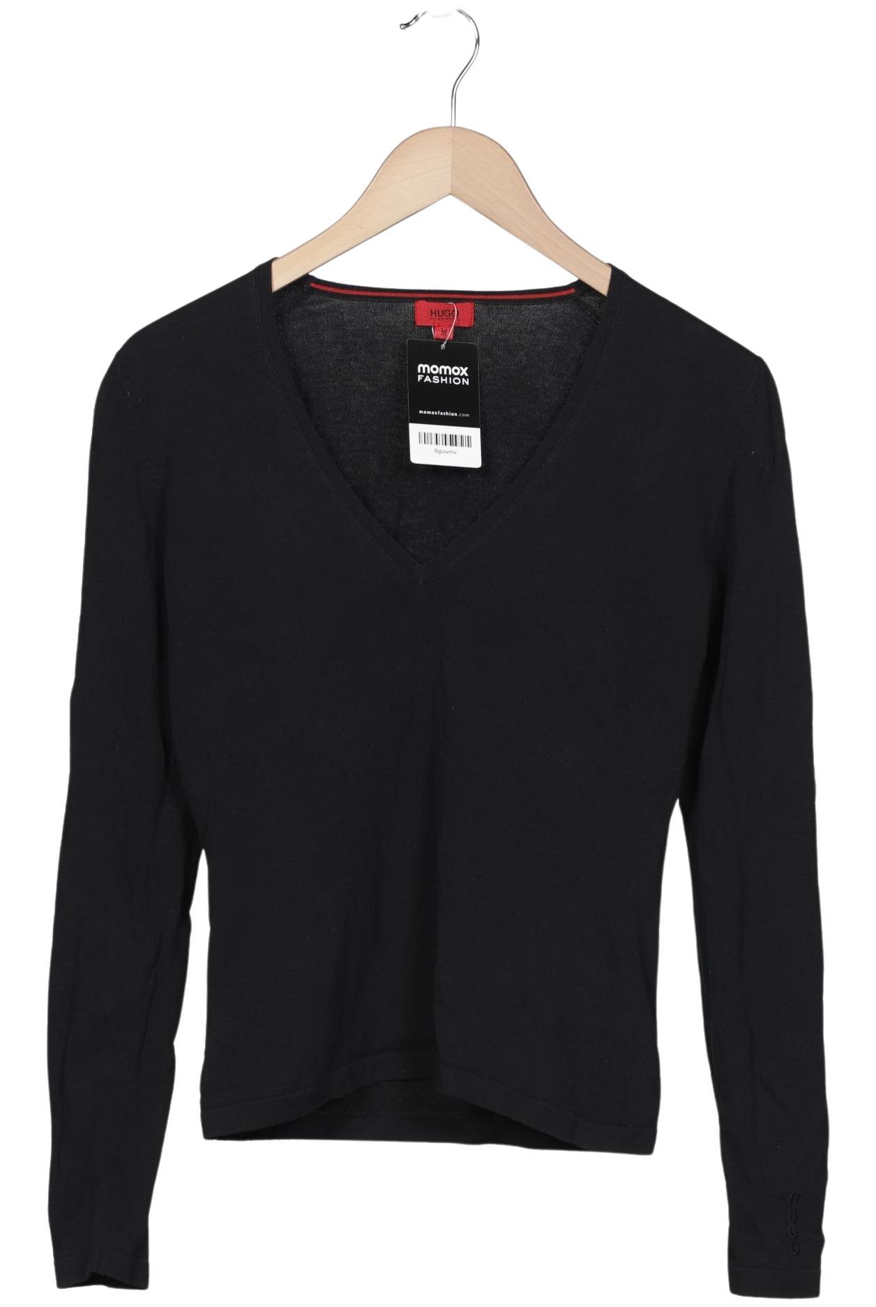 

Hugo by Hugo Boss Damen Langarmshirt, schwarz, Gr. 38