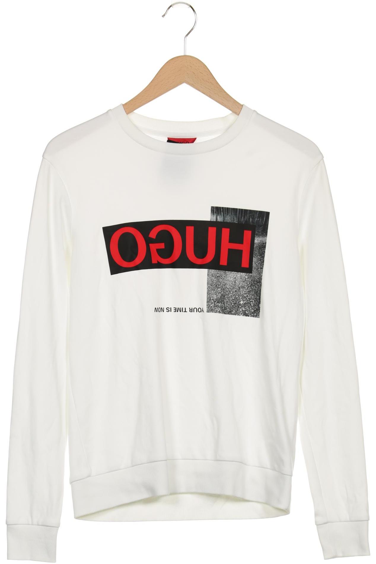 

HUGO by Hugo Boss Herren Sweatshirt, weiß