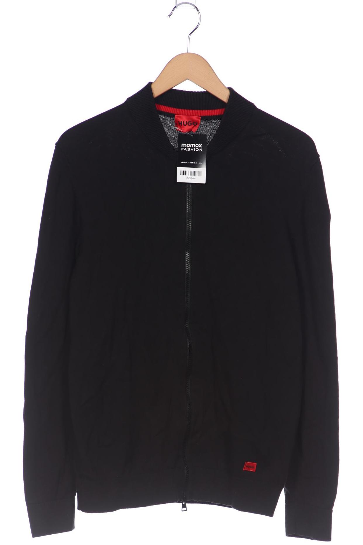 

Hugo by Hugo Boss Herren Strickjacke, schwarz, Gr. 52