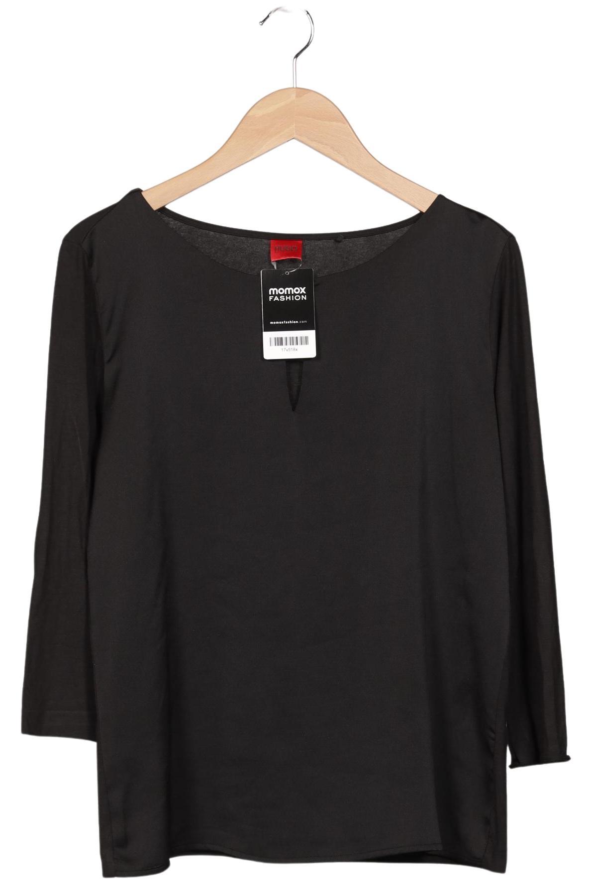 

Hugo by Hugo Boss Damen Langarmshirt, schwarz, Gr. 42