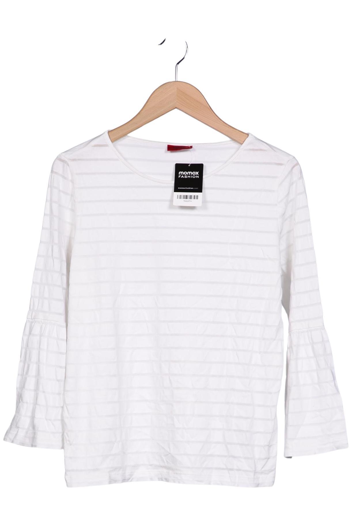 

Hugo by Hugo Boss Damen Langarmshirt, weiß, Gr. 36