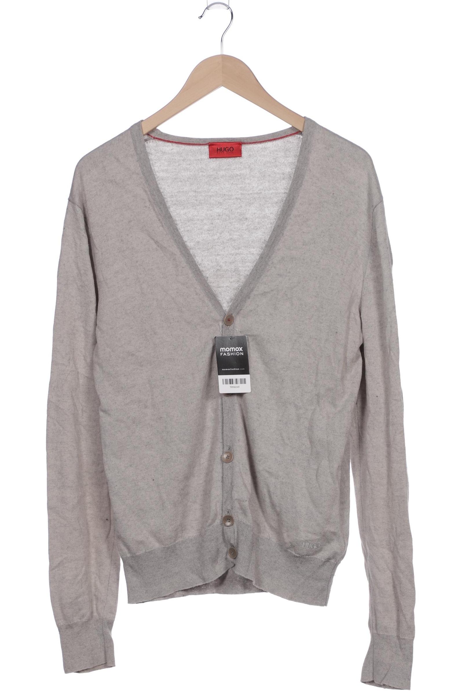 

Hugo by Hugo Boss Herren Strickjacke, grau, Gr. 46