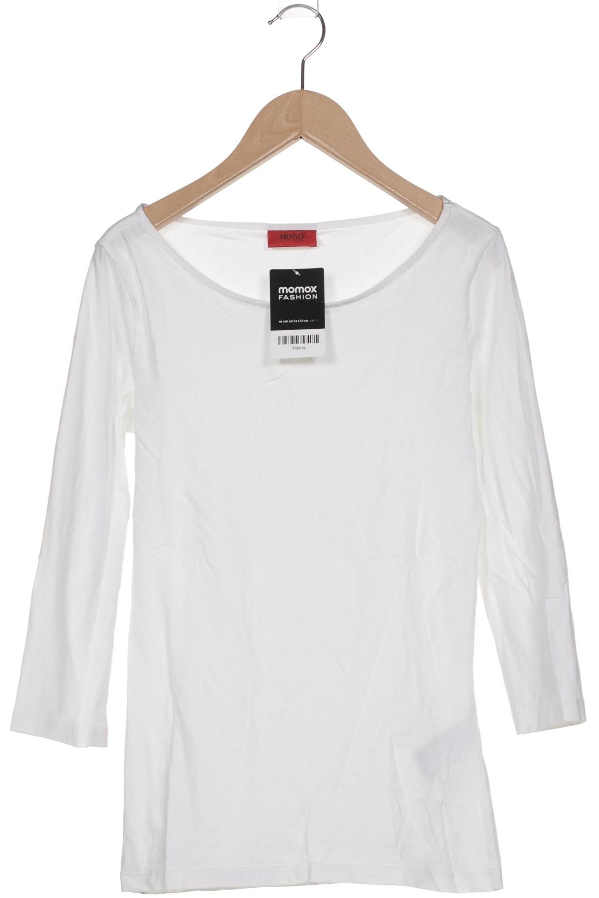 

Hugo by Hugo Boss Damen Langarmshirt, weiß, Gr. 38