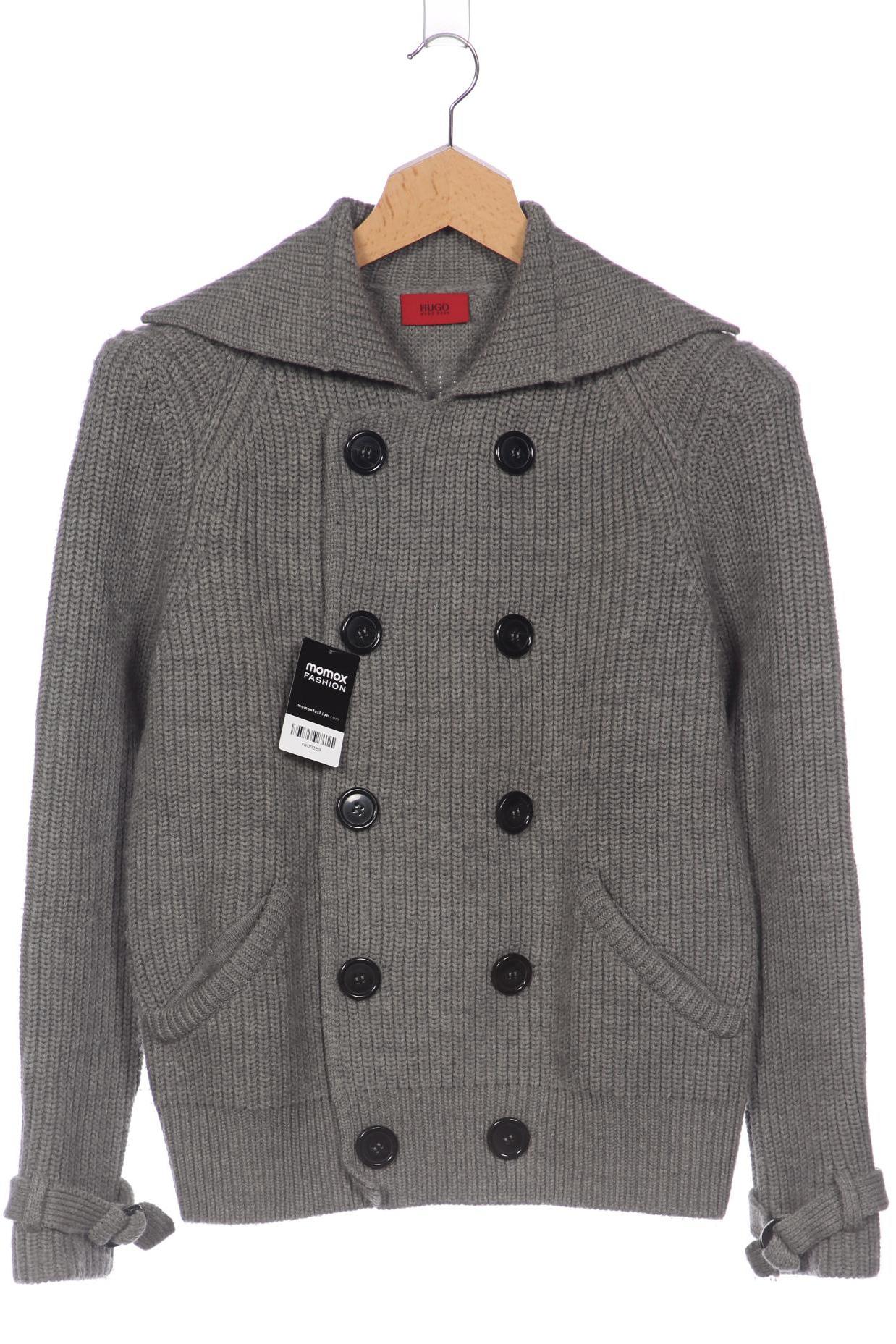 

Hugo by Hugo Boss Herren Strickjacke, grau, Gr. 52