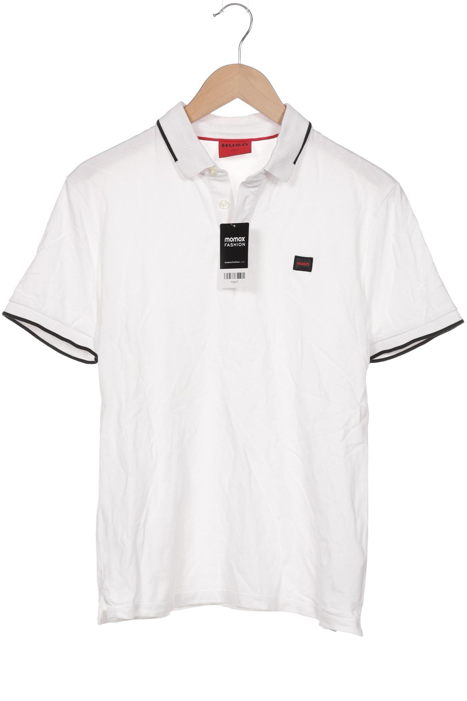 

Hugo by Hugo Boss Herren Poloshirt, weiß, Gr. 48