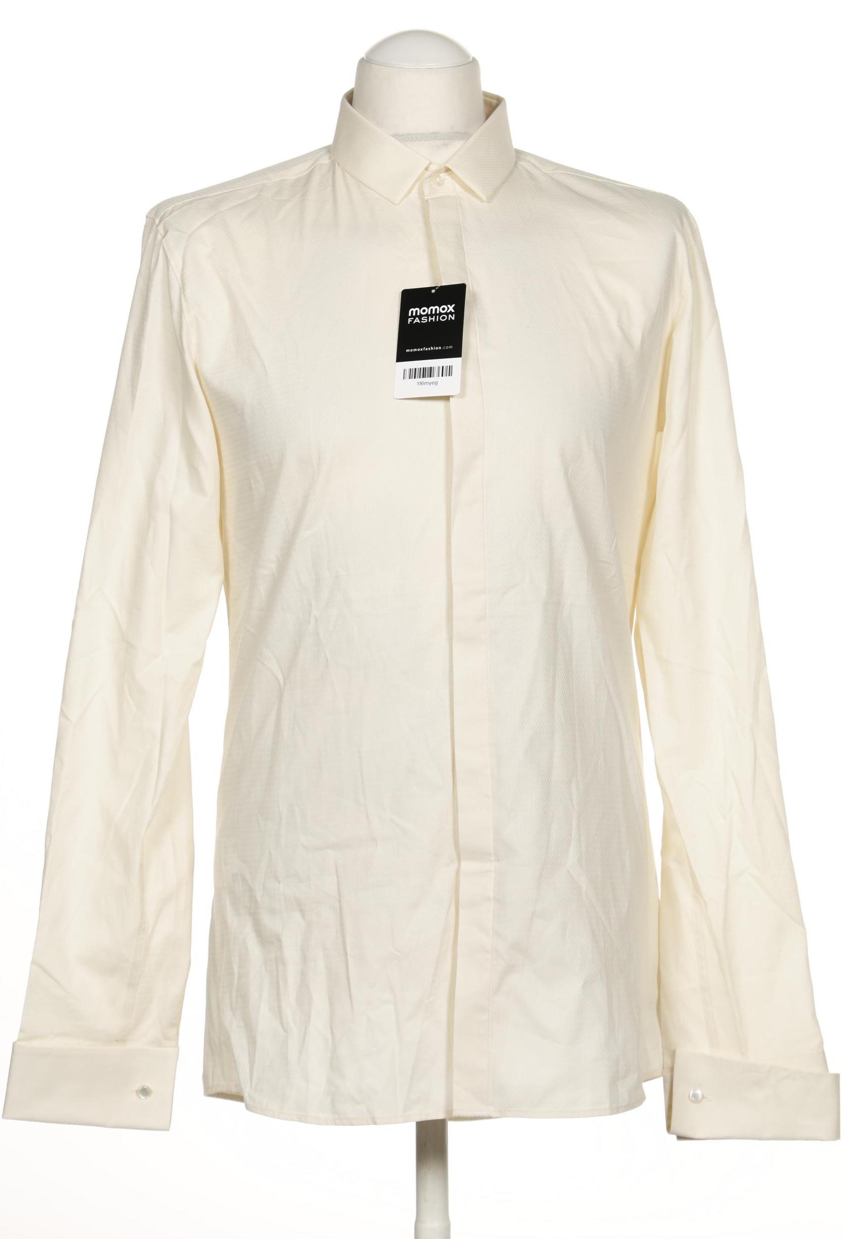 

HUGO by Hugo Boss Herren Hemd, cremeweiß