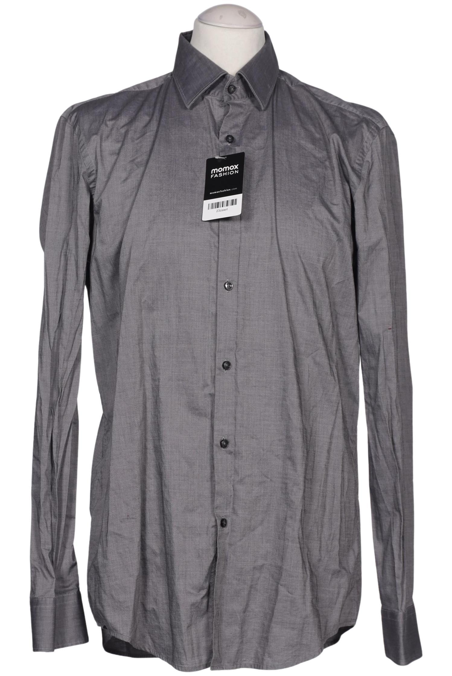 

Hugo by Hugo Boss Herren Hemd, grau, Gr. 52