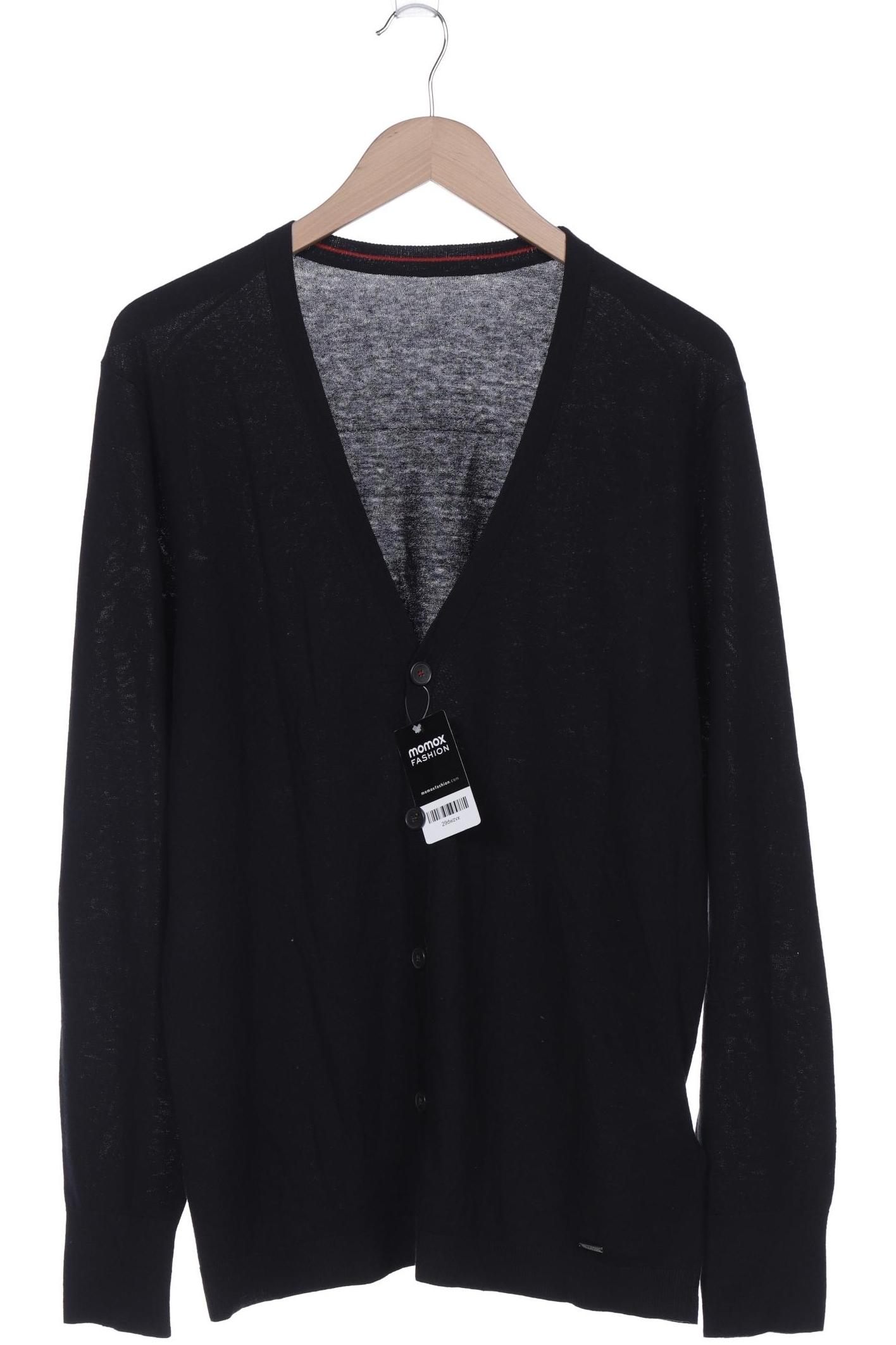 

Hugo by Hugo Boss Herren Strickjacke, schwarz, Gr. 54